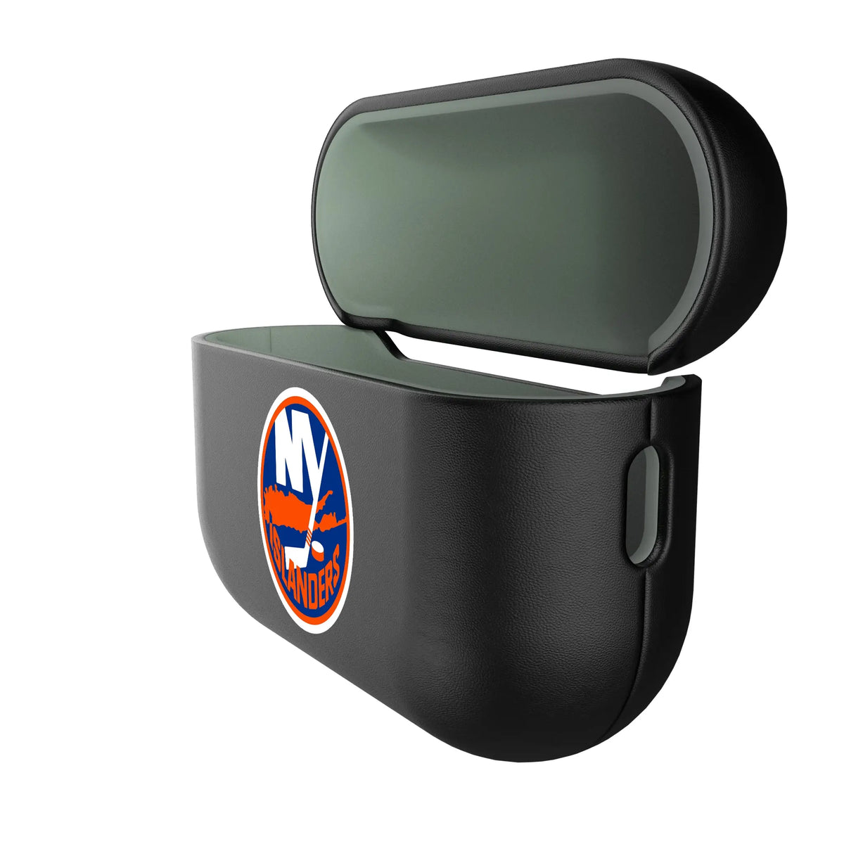 New York Islanders Personalized Insignia AirPods AirPod Case Cover - Isometric View#Device_AirPods Pro 3
