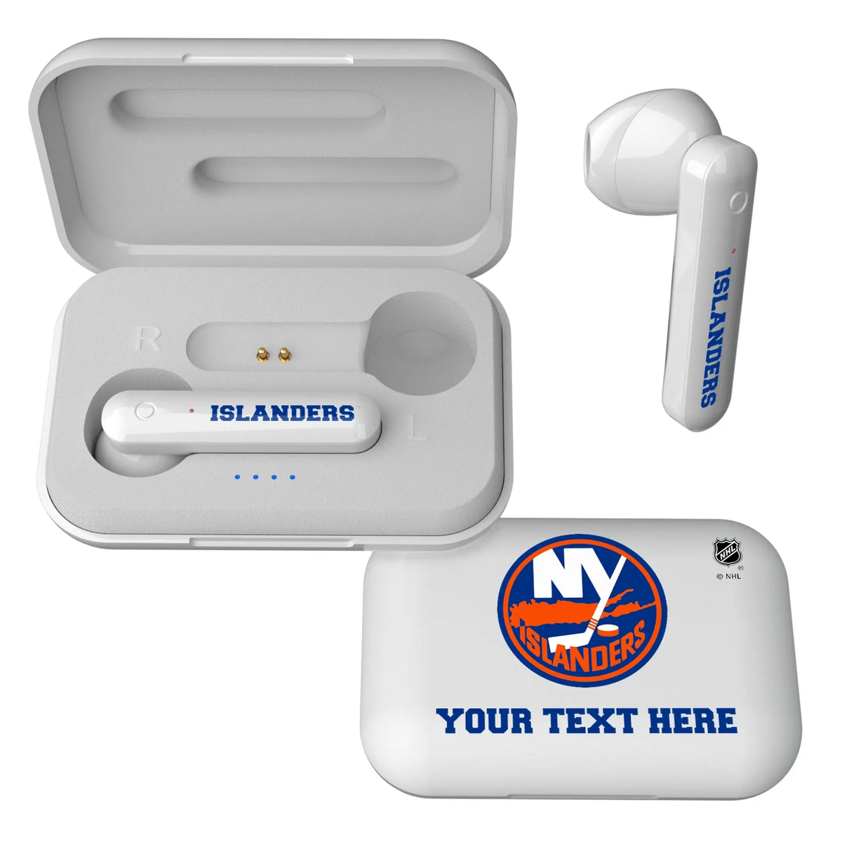 New York Islanders Personalized Insignia Wireless TWS Earbuds