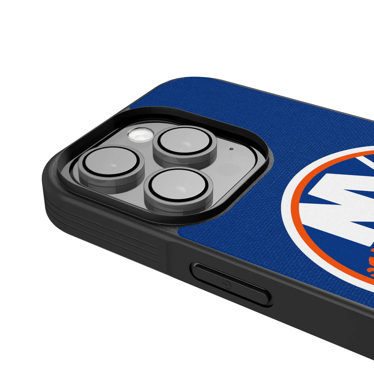 New York Islanders Personalized Stripe iPhone Bump Phone Case for Apple iPhone - Detail