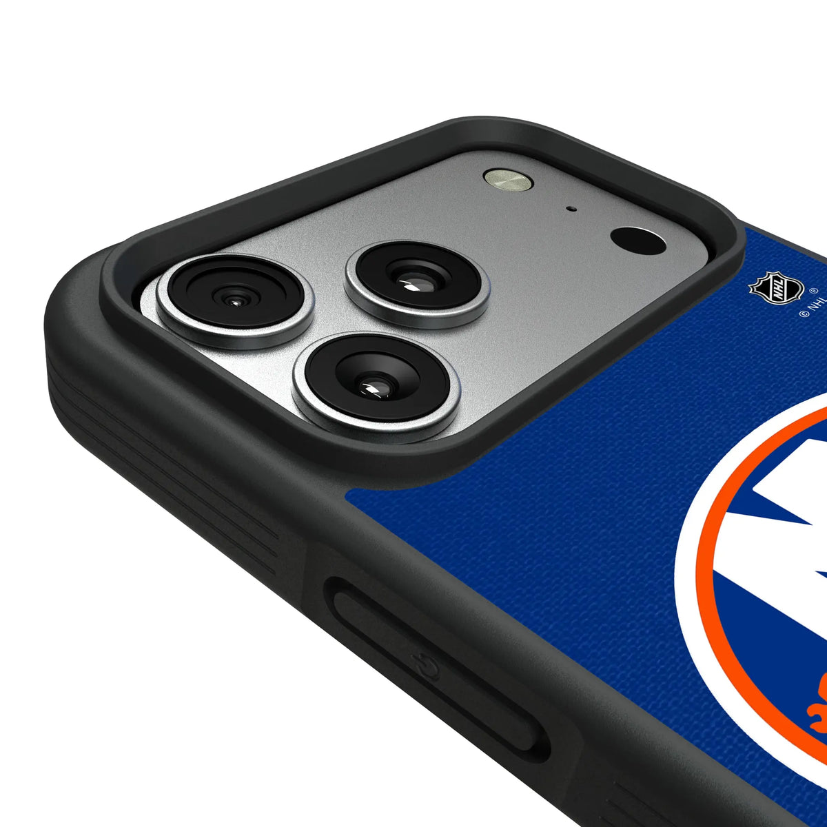 New York Islanders Personalized Stripe iPhone Bump Phone Case for Apple iPhone - Detail#Device_iPhone 17 Pro Max