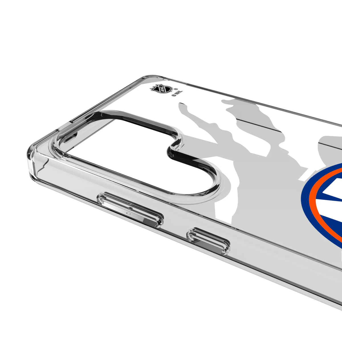 New York Islanders Personalized Tilt Galaxy Clear Phone Case for Samsung Galaxy - Detail#Device_Galaxy S25 Ultra