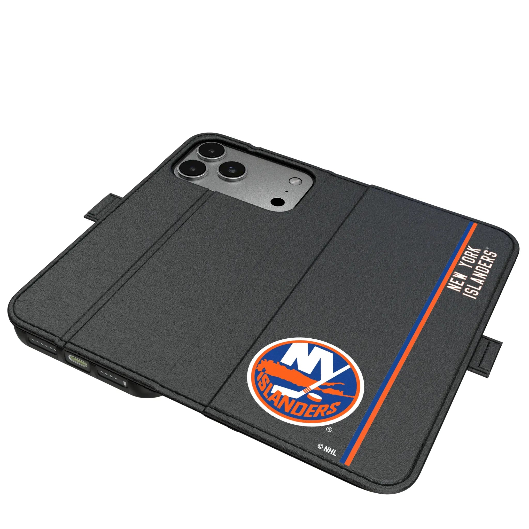 New York Islanders Sidebar iPhone Folio Phone Case for Apple iPhone#Device_iPhone 17 Pro Max