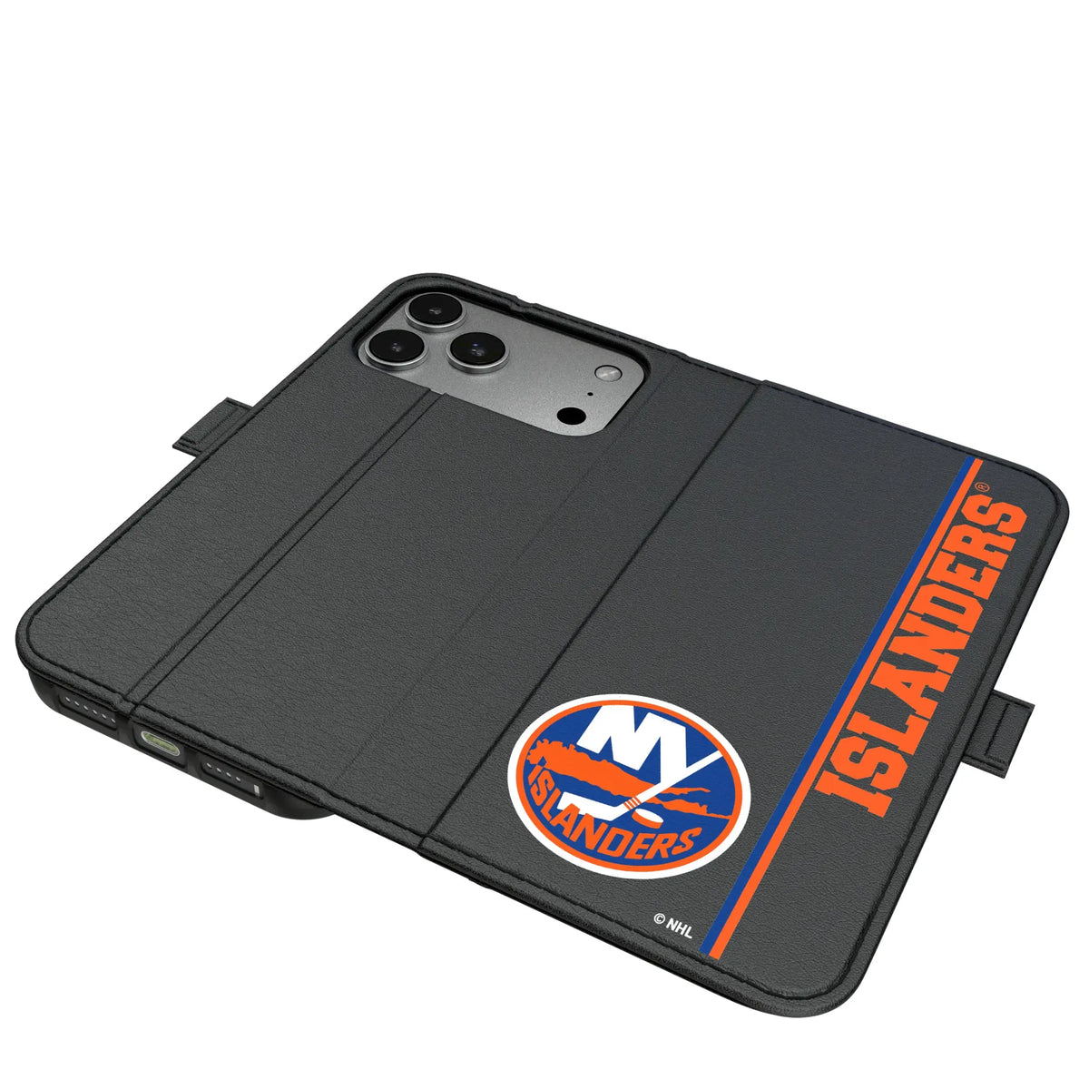 New York Islanders Sidebar iPhone Folio Phone Case for Apple iPhone#Device_iPhone 17 Pro Max