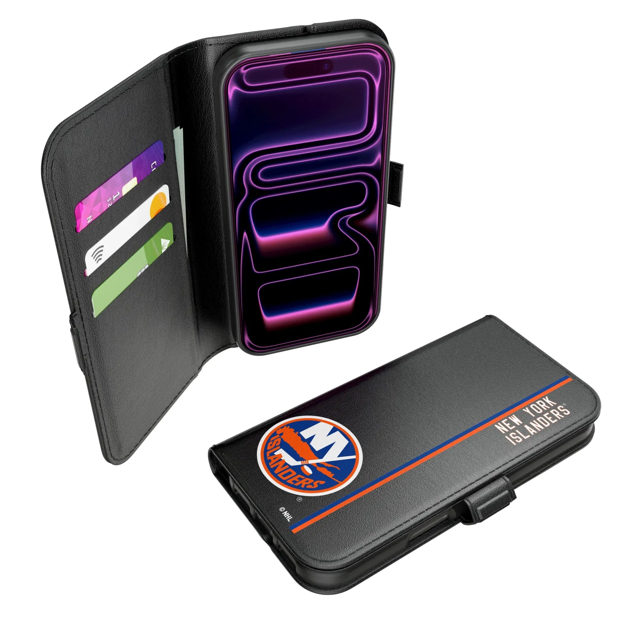 New York Islanders Sidebar iPhone Folio Phone Case for Apple iPhone#Device_iPhone 17 Pro