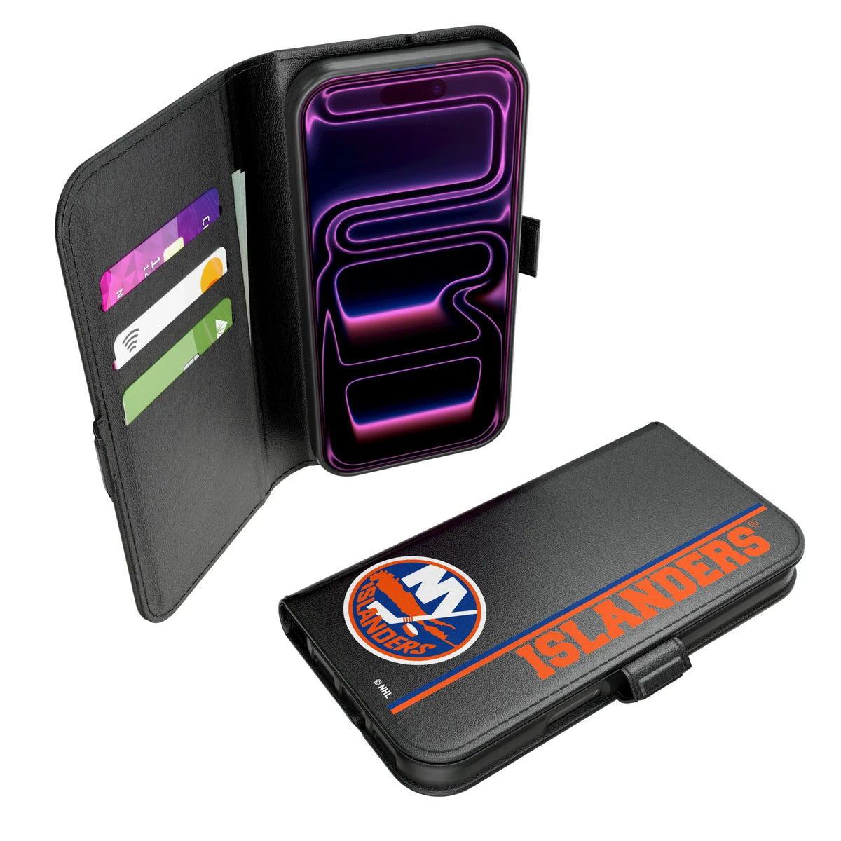 New York Islanders Sidebar iPhone Folio Phone Case for Apple iPhone#Device_iPhone 17 Pro