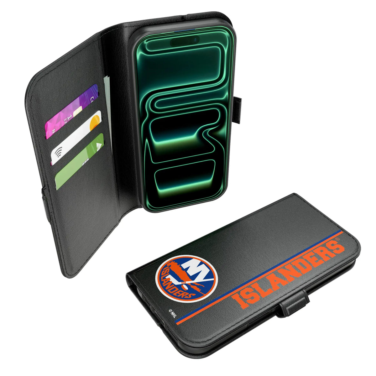 New York Islanders Sidebar iPhone Folio Phone Case for Apple iPhone#Device_iPhone 17