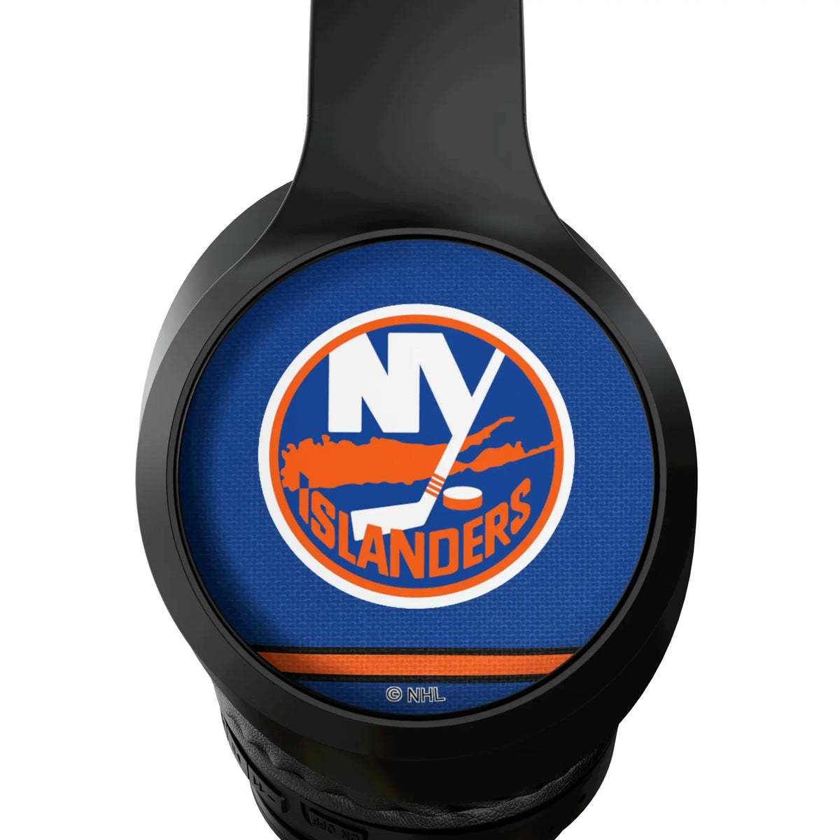 New York Islanders Stripe Wireless Over-Ear Headphones With Case - Detail