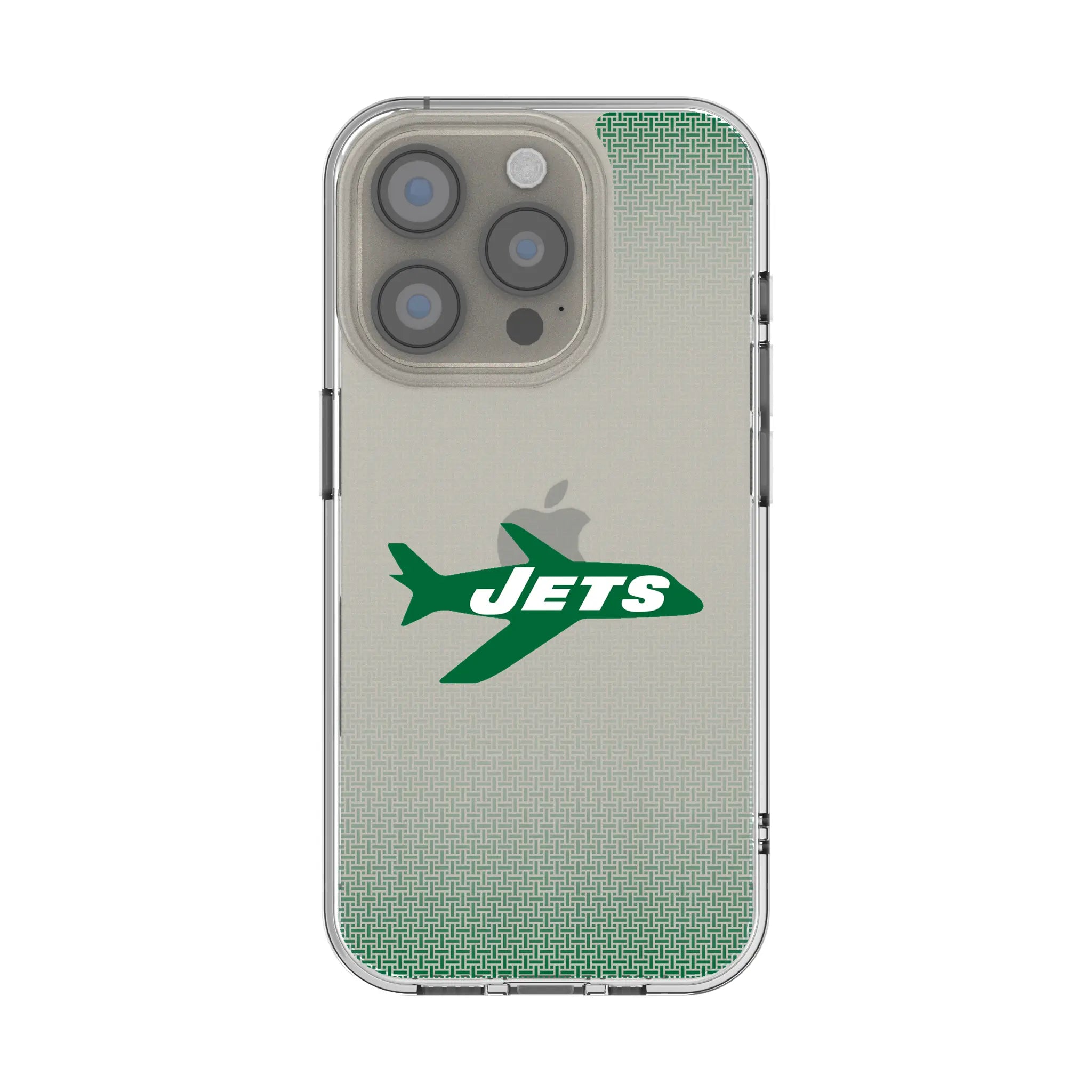 New York Jets 1963 Historic Collection Linen iPhone Clear Phone Case for Apple iPhone