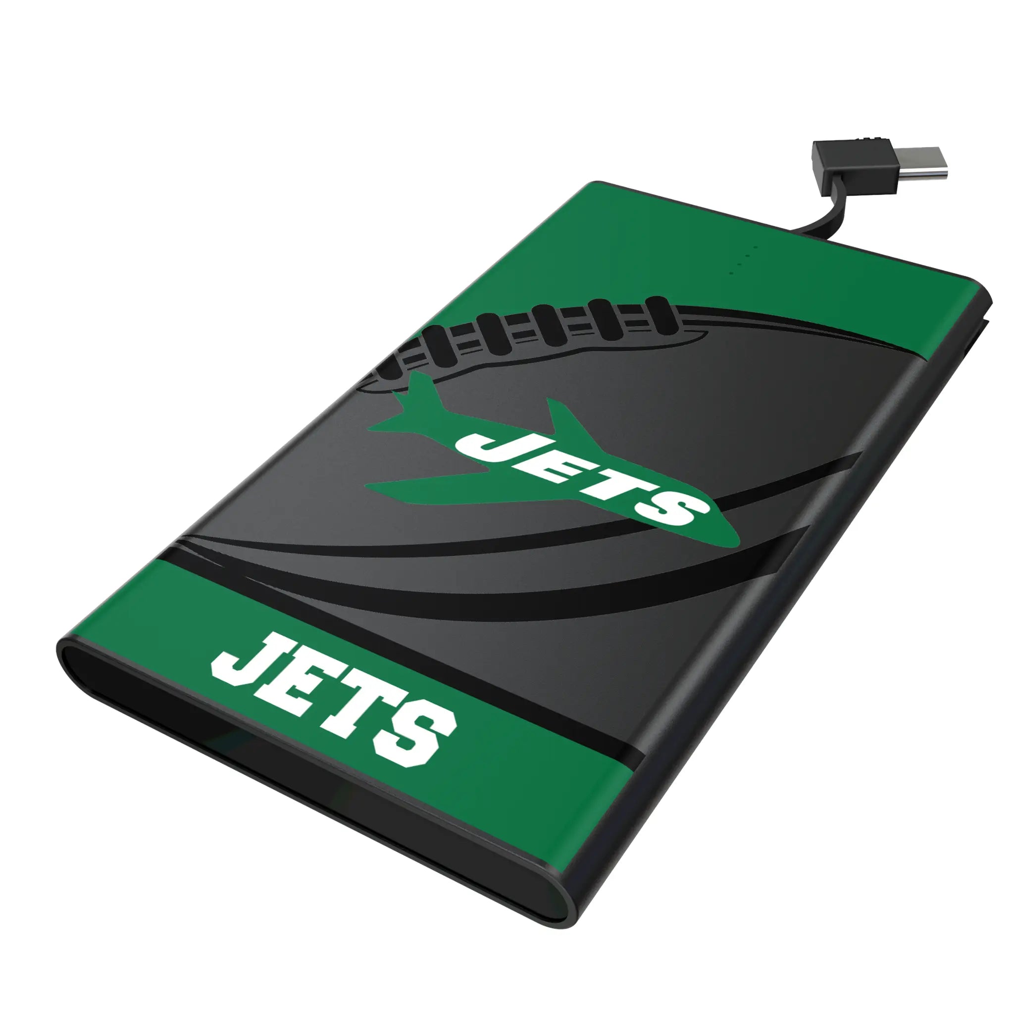 New York Jets 1963 Historic Collection Passtime 5000mAh Flat Power Bank