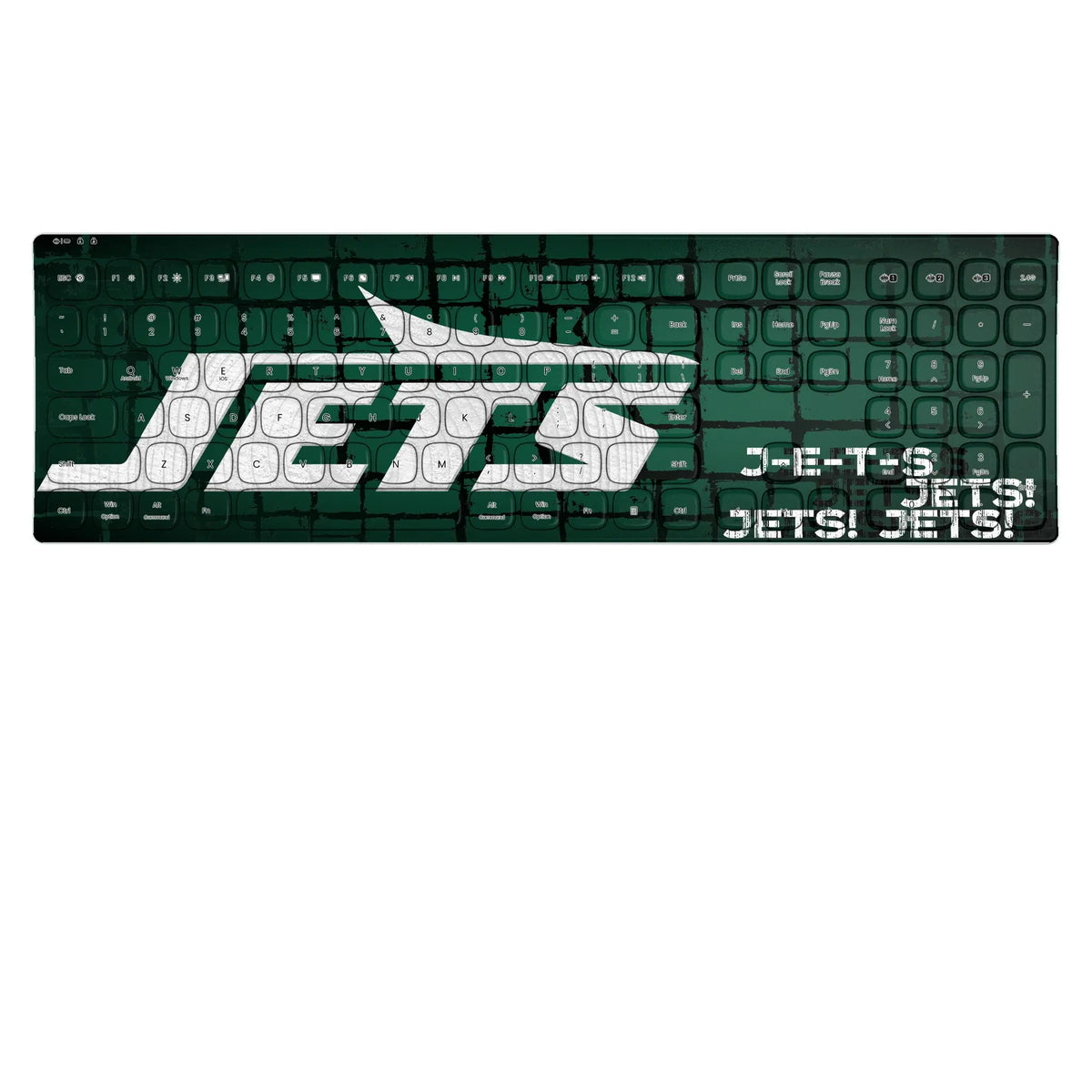 New York Jets Brick KKB605 Curved Wireless Keyboard