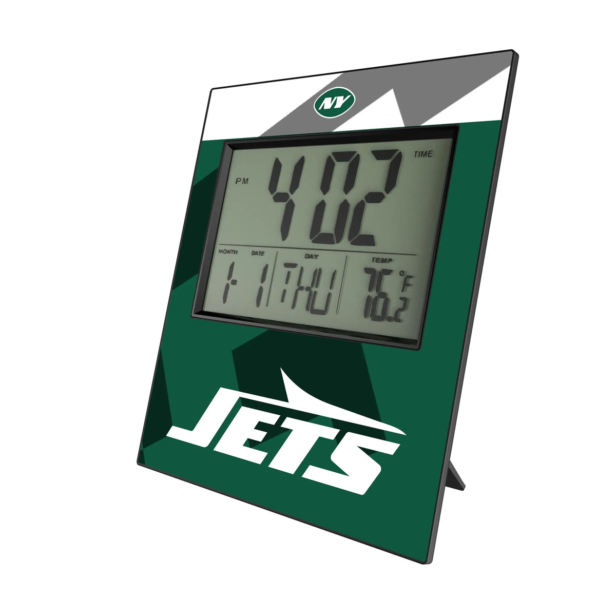 New York Jets Color Block Wall Clock