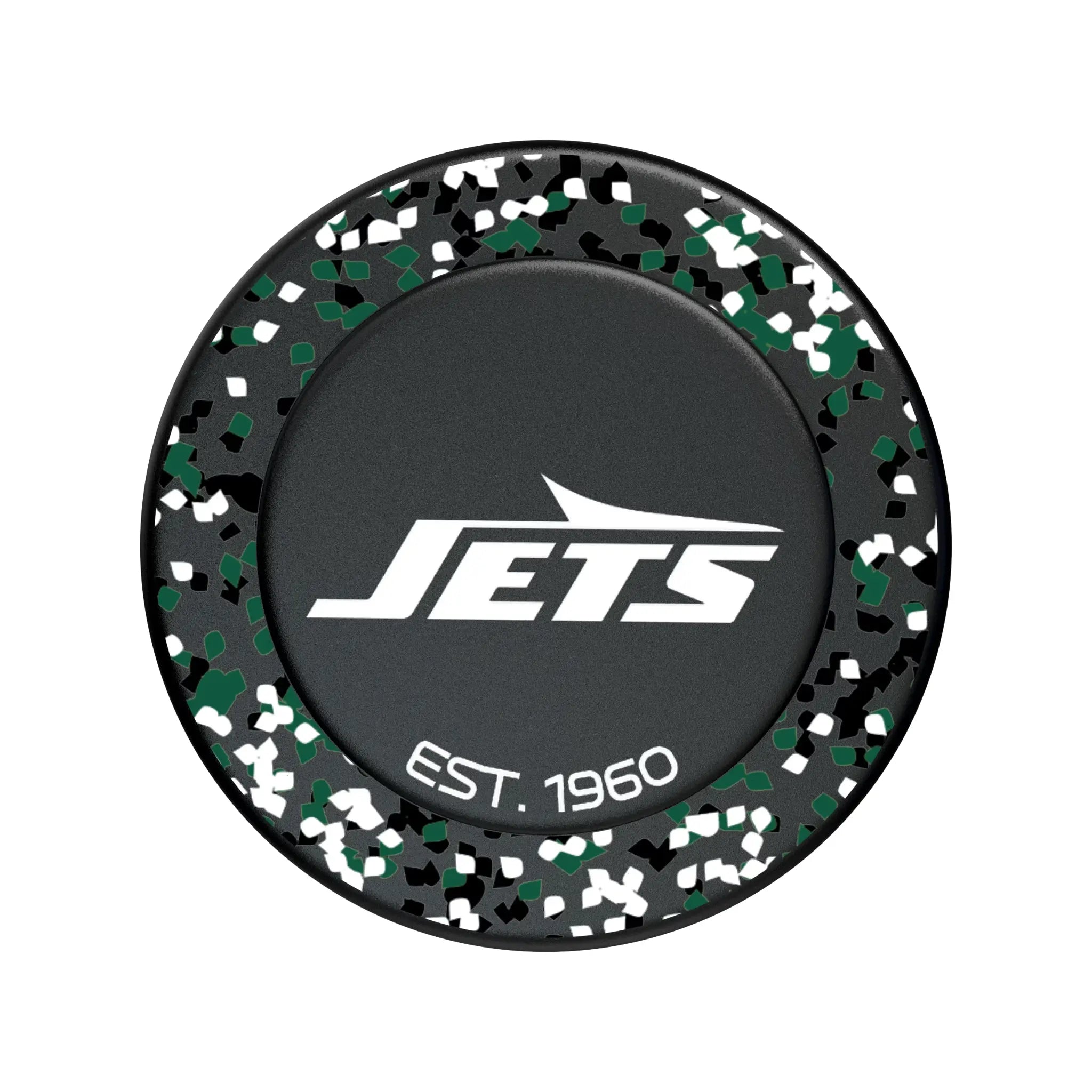 New York Jets Confetti Popsockets Round Magnetic