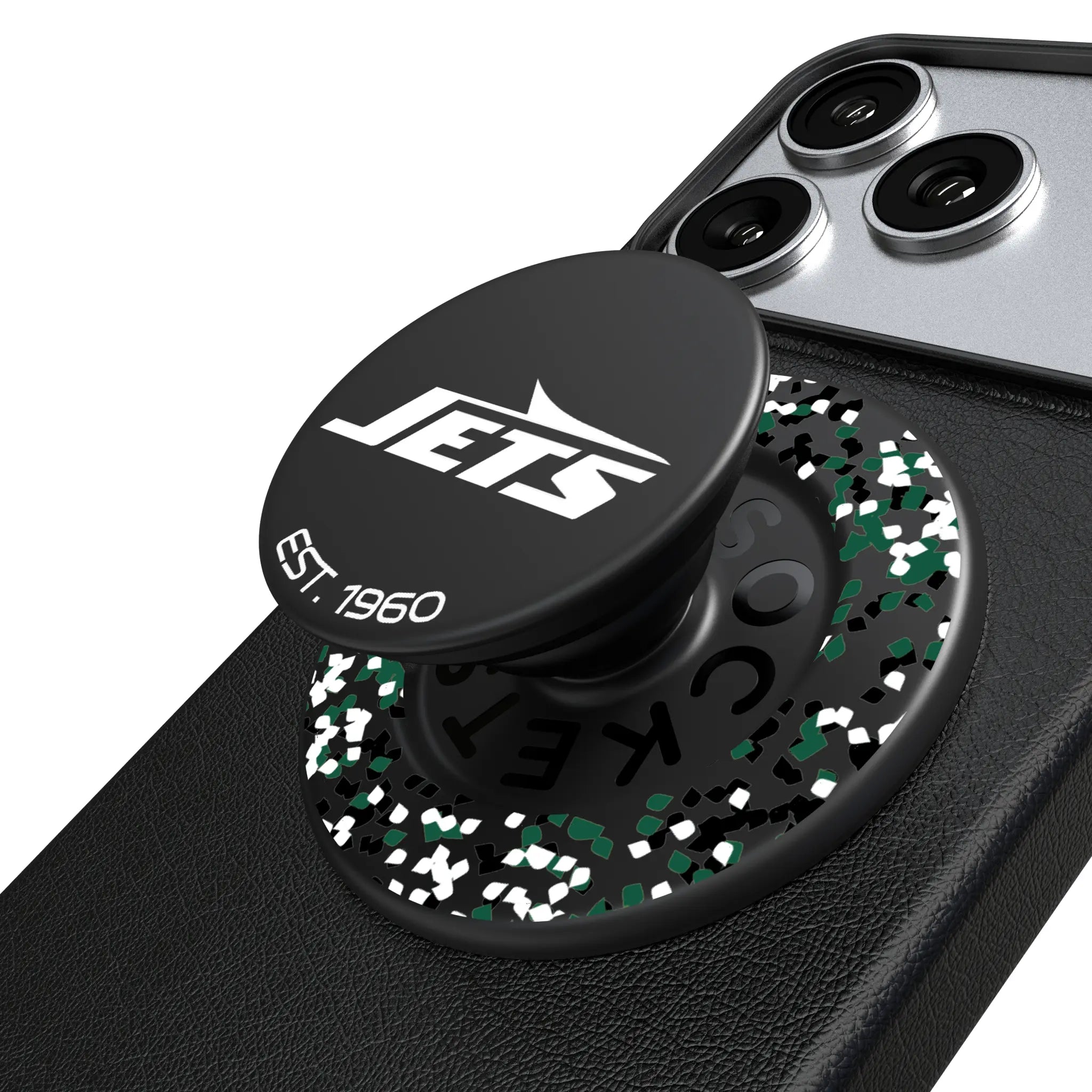 New York Jets Confetti Popsockets Round Magnetic