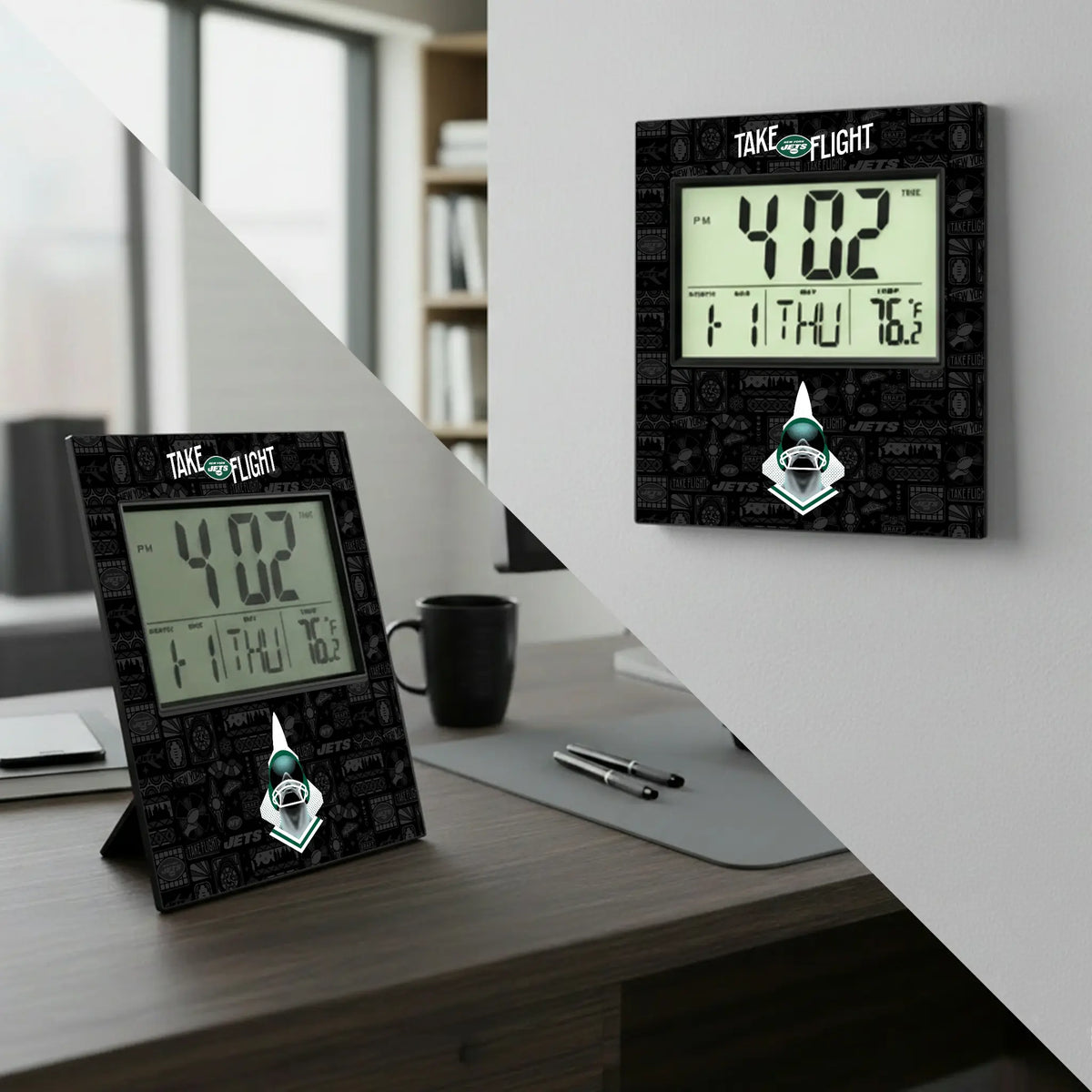 New York Jets Deco Wall Clock - Lifestyle