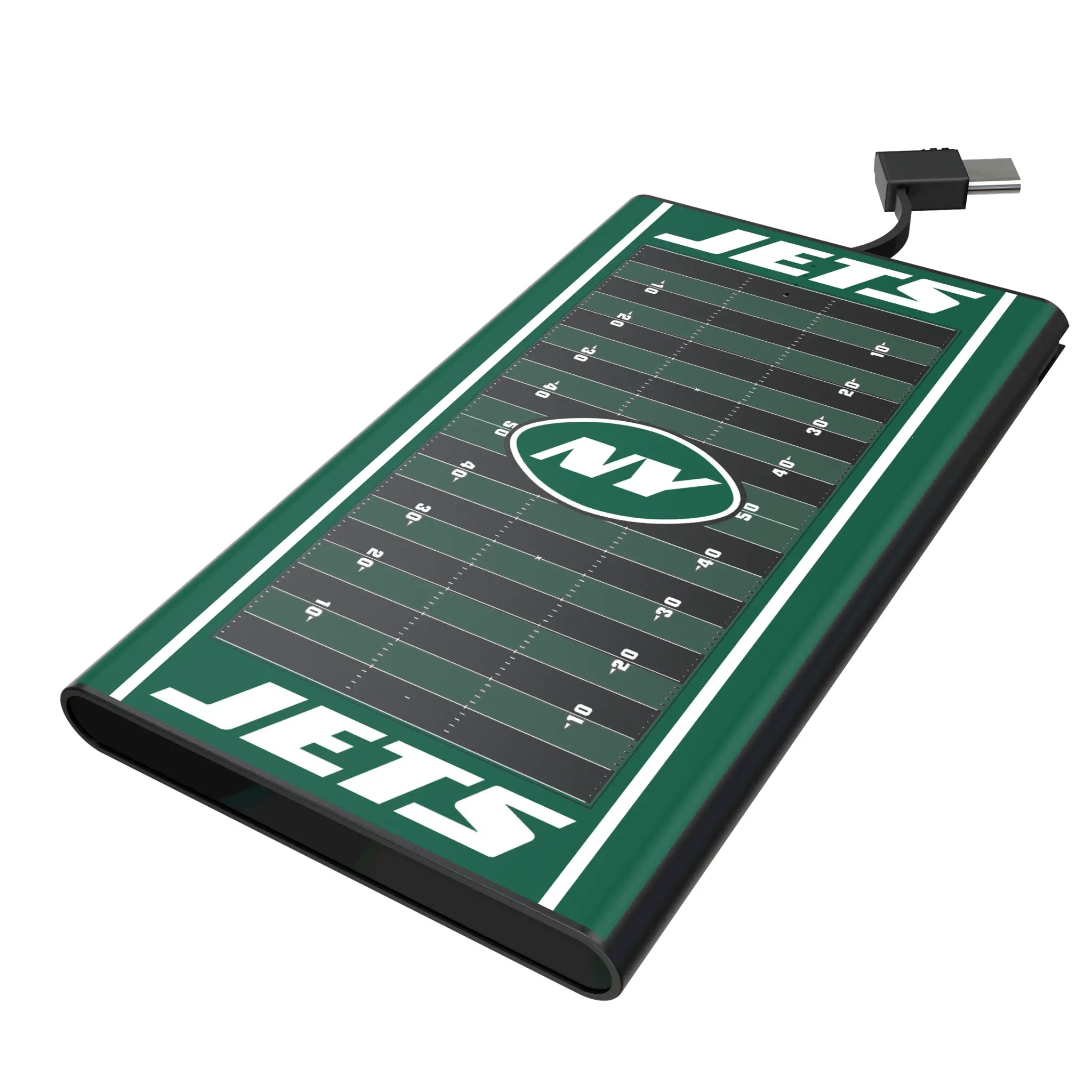 New York Jets Field 5000mAh Flat Power Bank