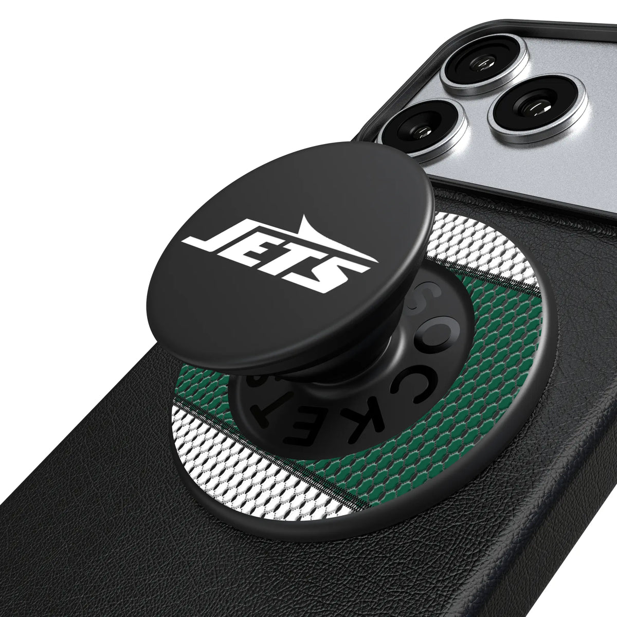 New York Jets Mesh Popsockets Round Magnetic