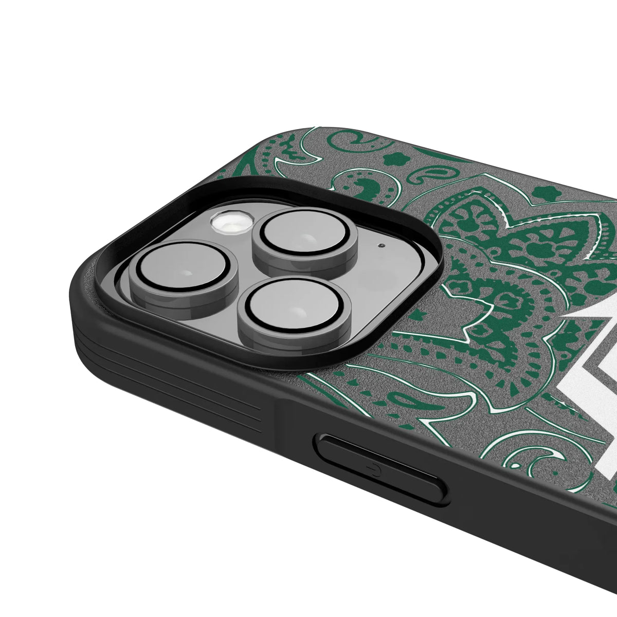 New York Jets Paisley iPhone Bump Phone Case for Apple iPhone - Detail
