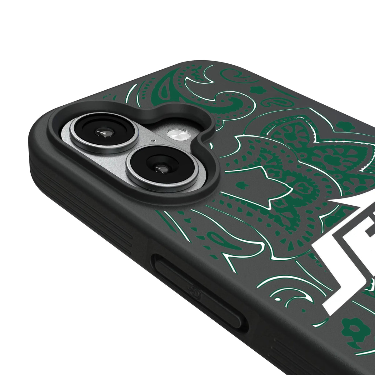 New York Jets Paisley iPhone Bump Phone Case for Apple iPhone - Detail#Device_iPhone 17