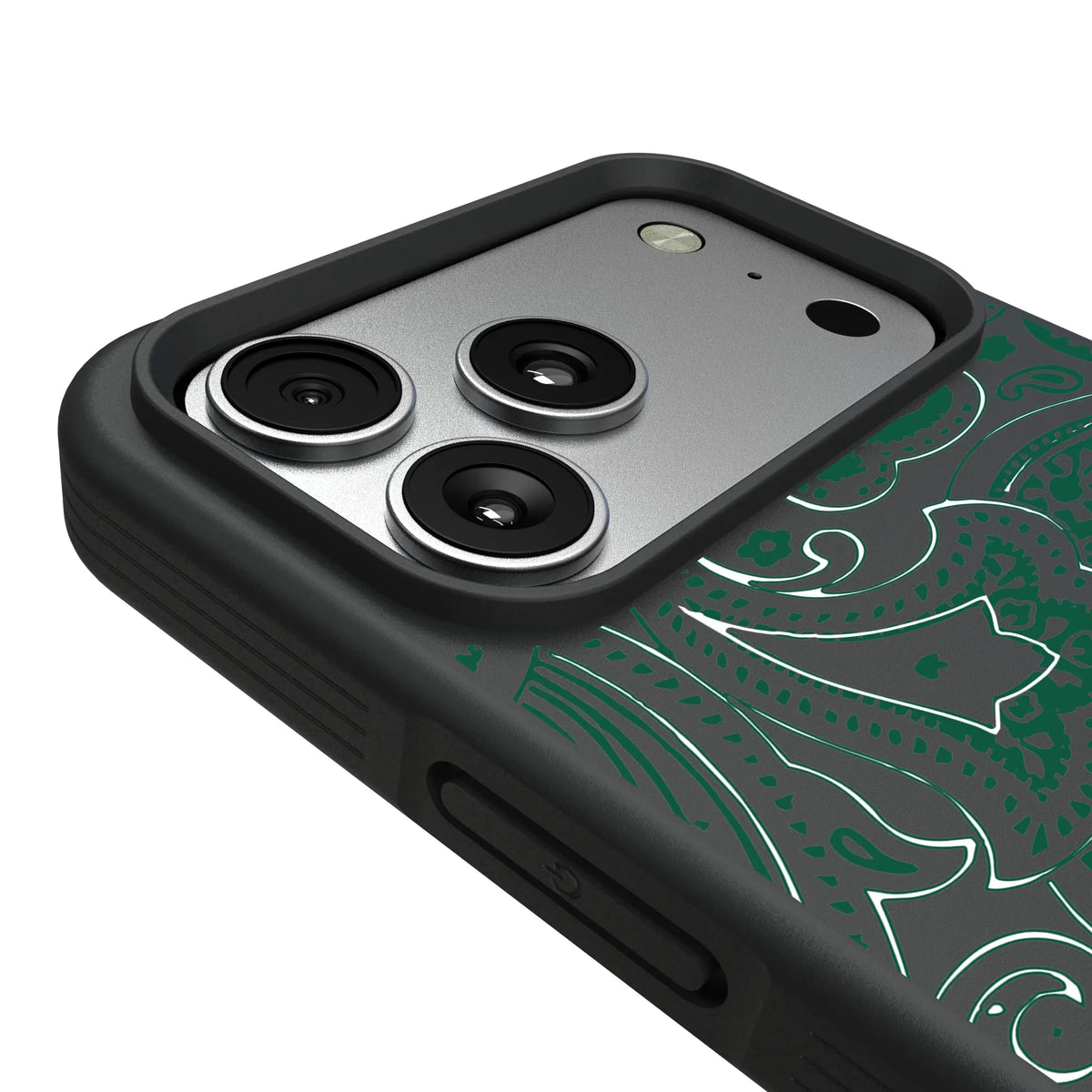 New York Jets Paisley iPhone Bump Phone Case for Apple iPhone - Detail#Device_iPhone 17 Pro Max