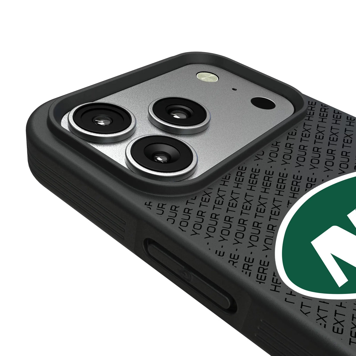 New York Jets Personalized EndZone Plus iPhone Bump Phone Case for Apple iPhone - Detail#Device_iPhone 17 Pro