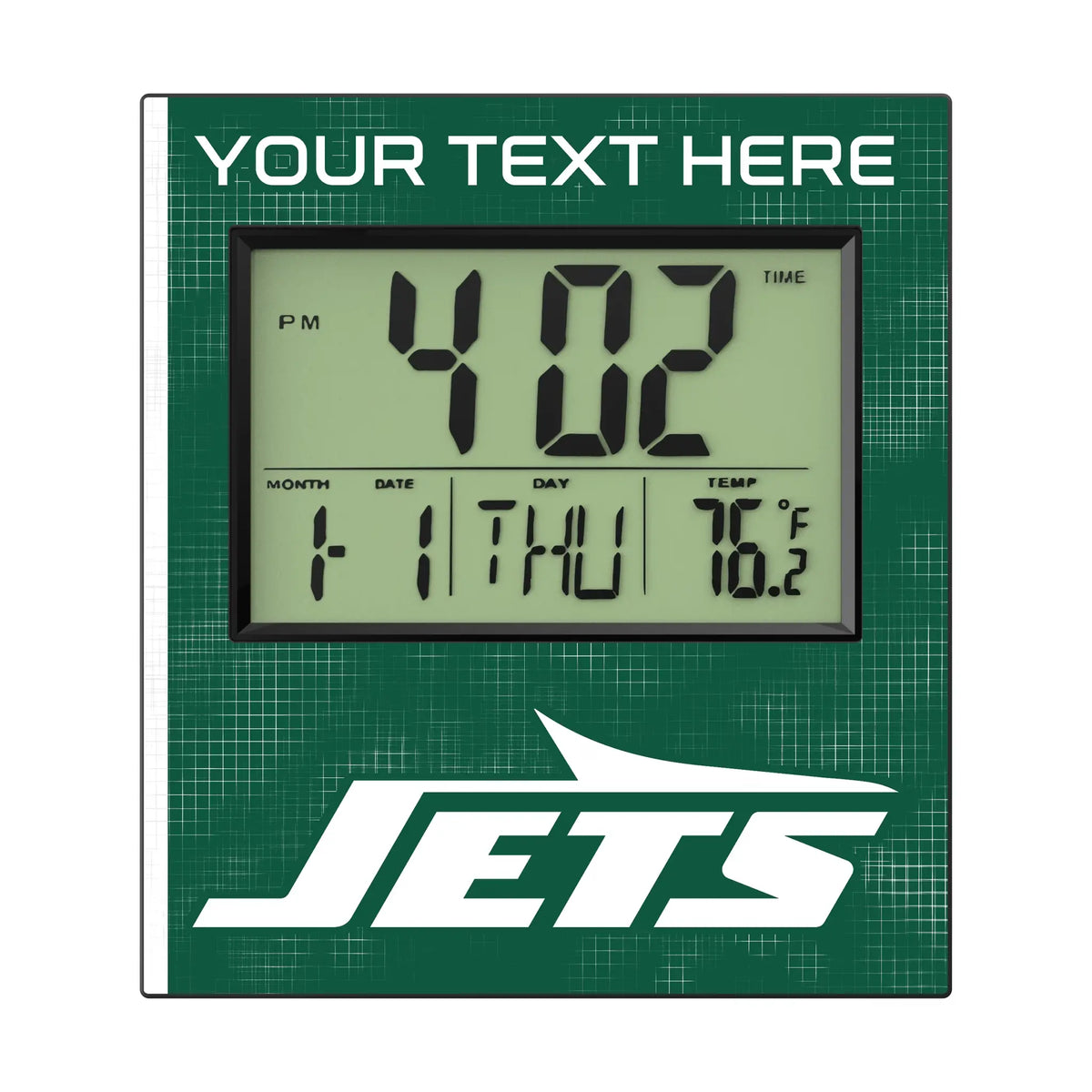 New York Jets Personalized Hatch Wall Clock