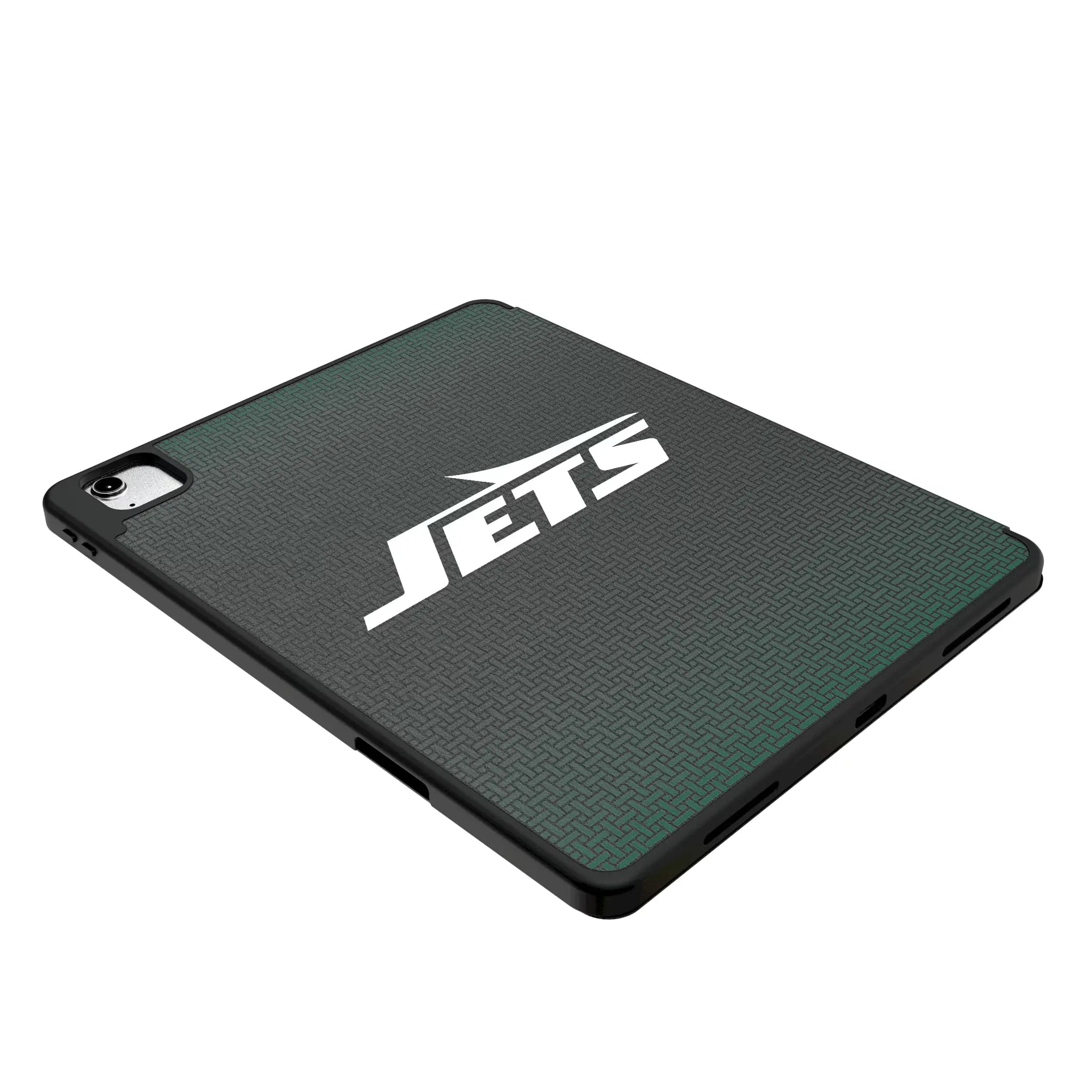 New York Jets Personalized Linen iPad Tablet Case for Apple iPad - Isometric View