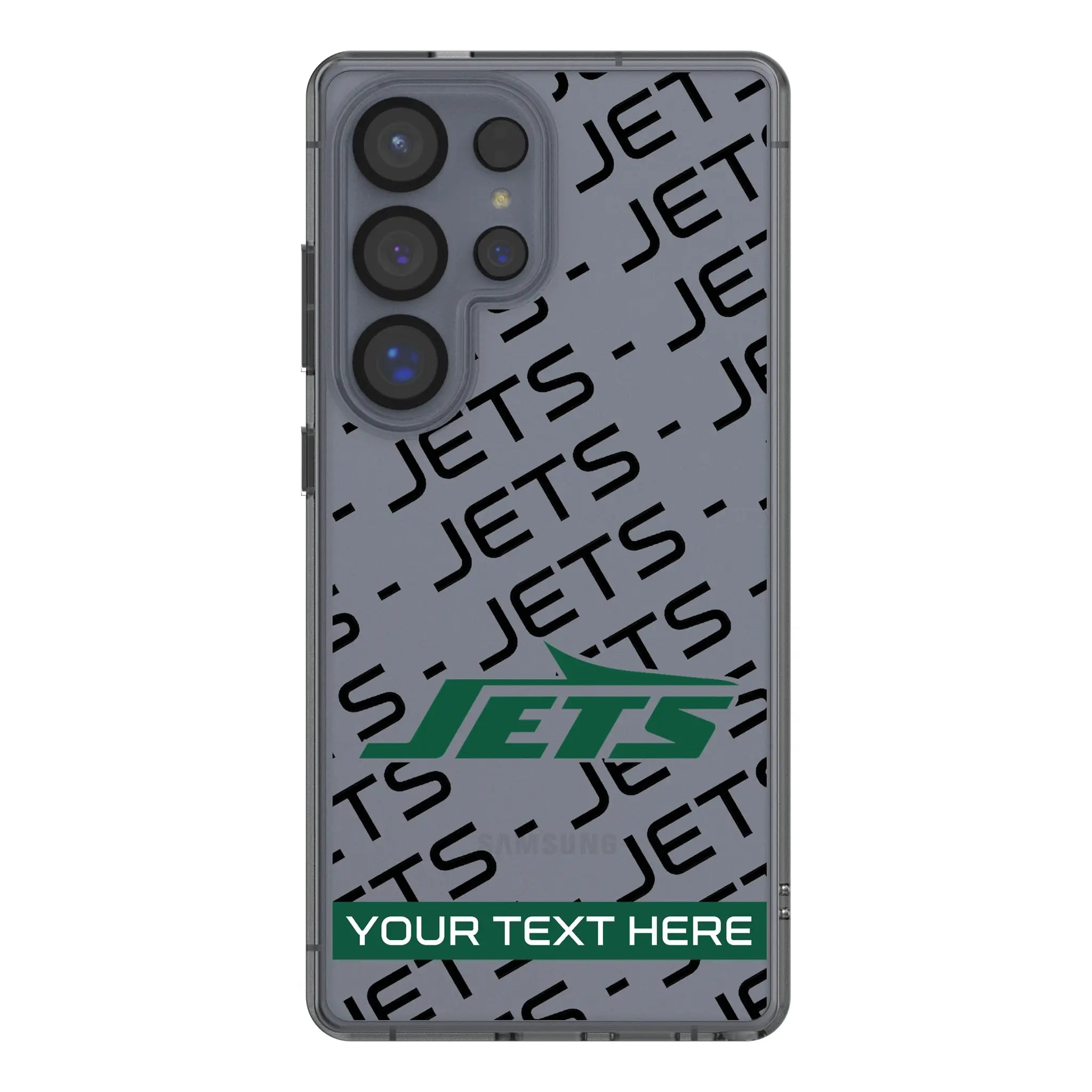 New York Jets Personalized Tilt Galaxy Clear Phone Case for Samsung Galaxy#Device_Galaxy S25 Ultra