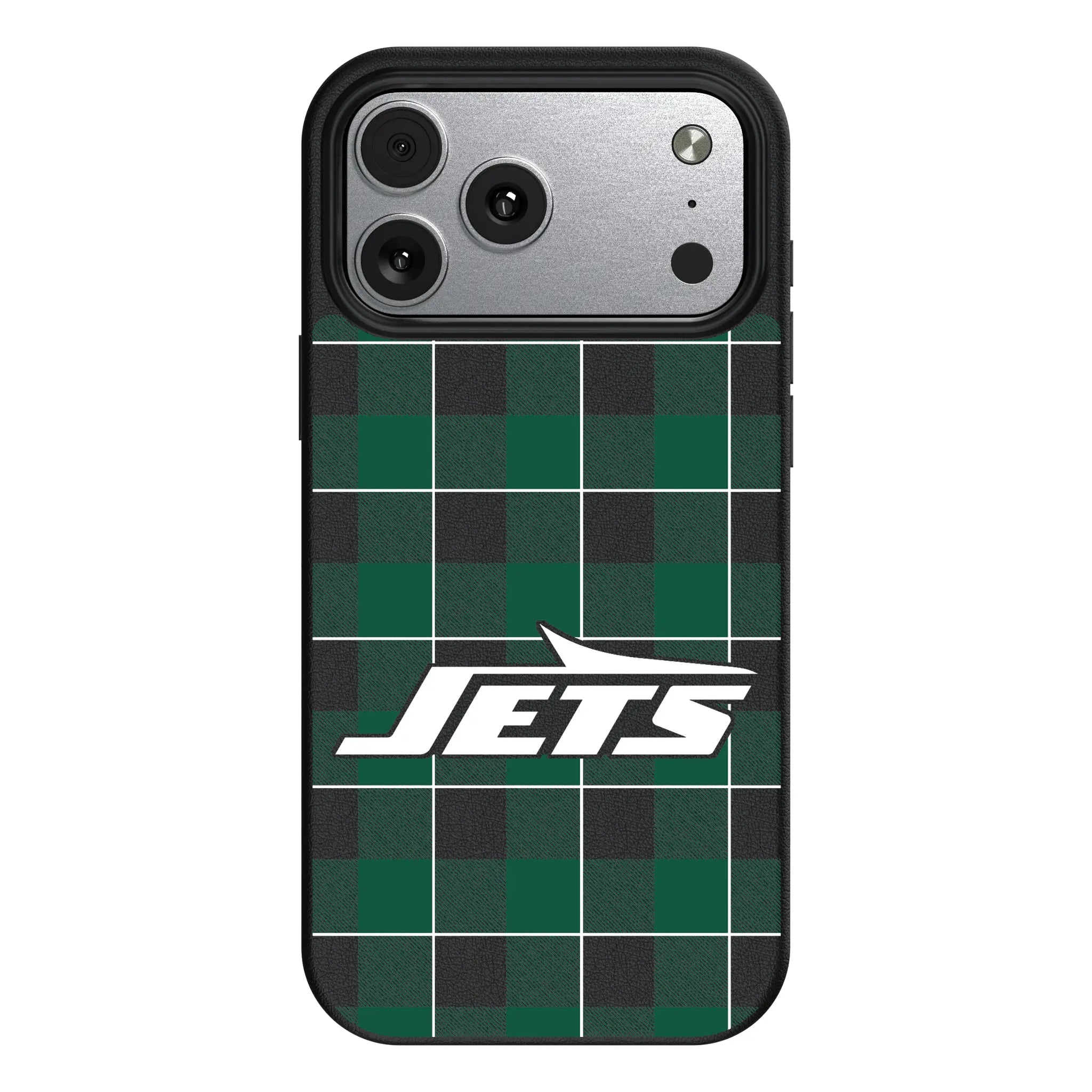 New York Jets Plaid iPhone MagSafe Compatible Phone Case for Apple iPhone#Device_iPhone 17 Pro Max