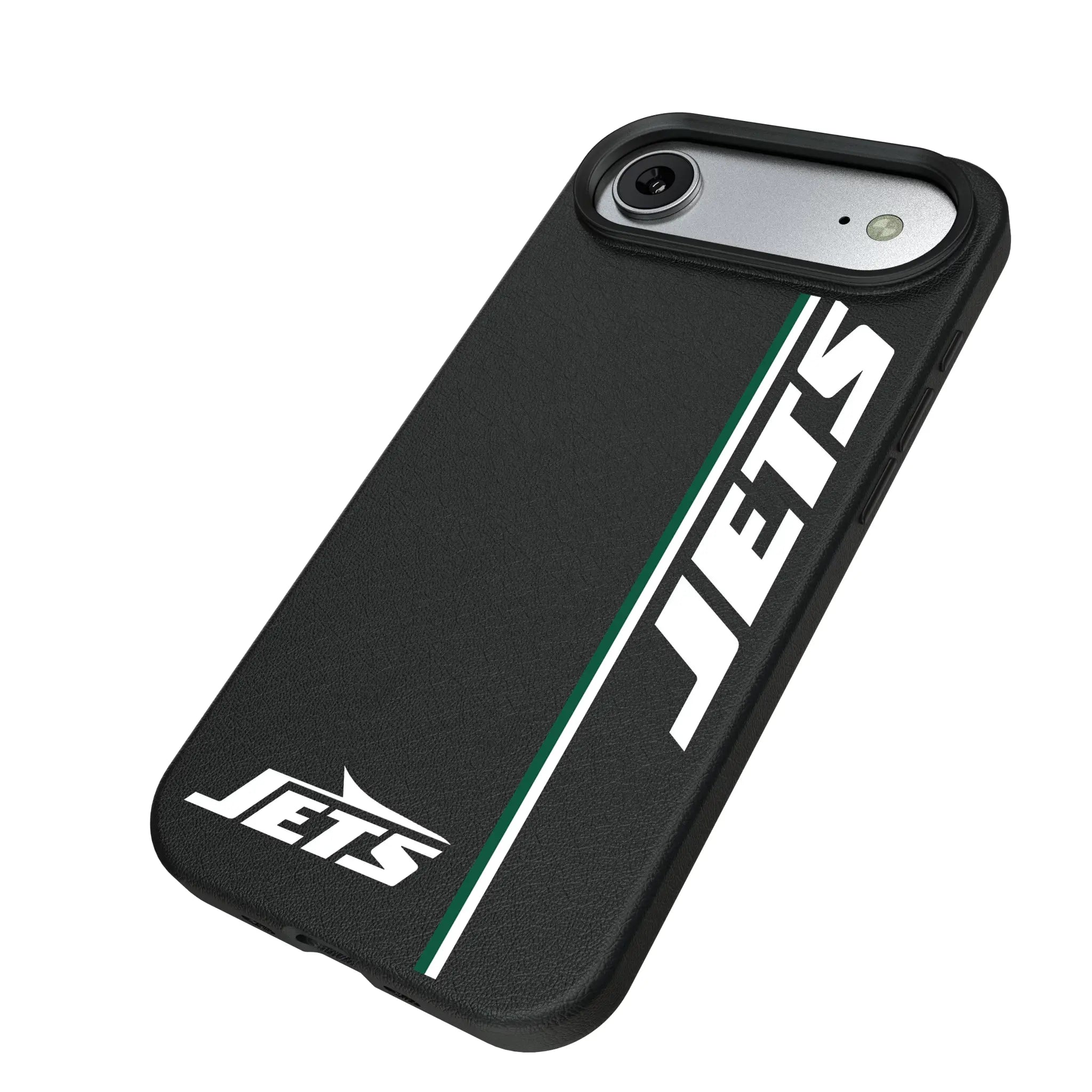 New York Jets Sidebar iPhone MagSafe Compatible Phone Case for Apple iPhone - Isometric View#Device_iPhone Air