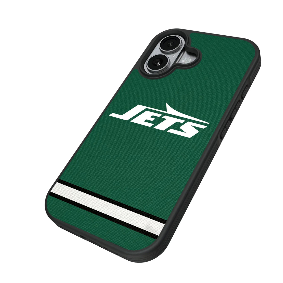 New York Jets Stripe iPhone Bump Phone Case for Apple iPhone - Isometric View#Device_iPhone 17
