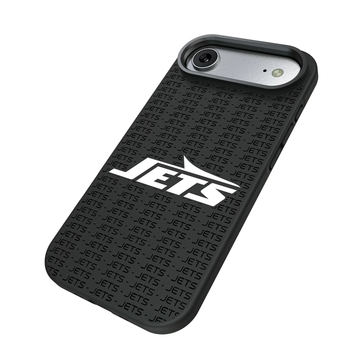 New York Jets Text Backdrop iPhone Bump Phone Case for Apple iPhone - Isometric View#Device_iPhone Air