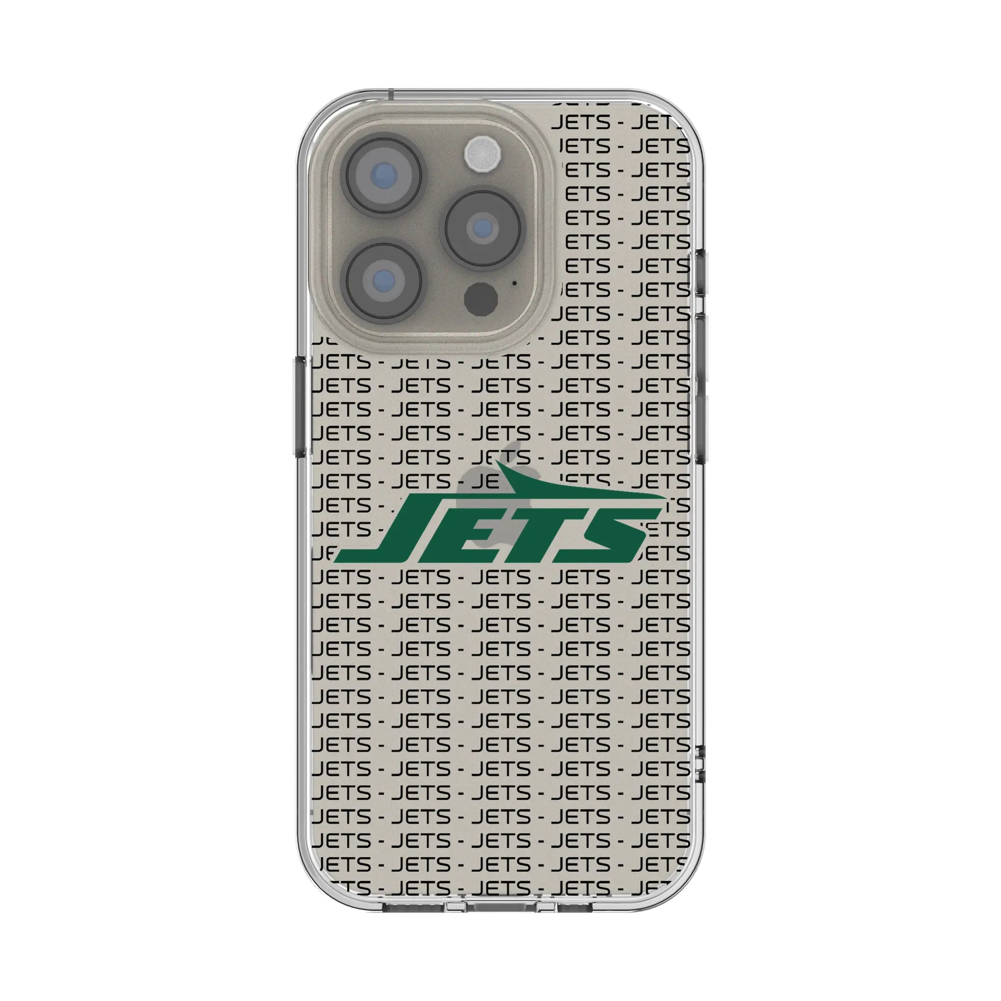 New York Jets Text Backdrop iPhone Clear Phone Case for Apple iPhone