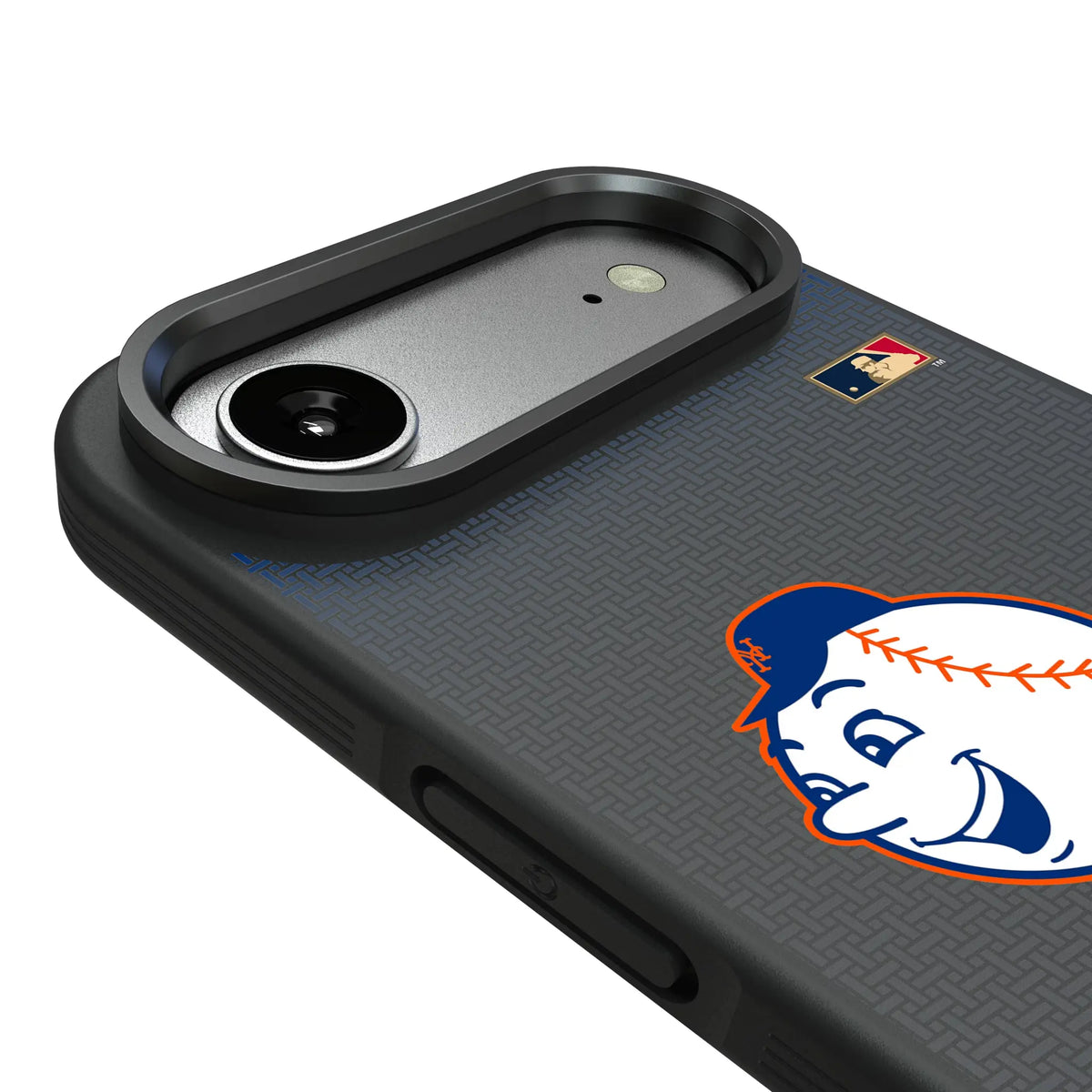 New York Mets 2014 - Cooperstown Collection Linen iPhone Bump Phone Case for Apple iPhone - Detail#Device_iPhone Air
