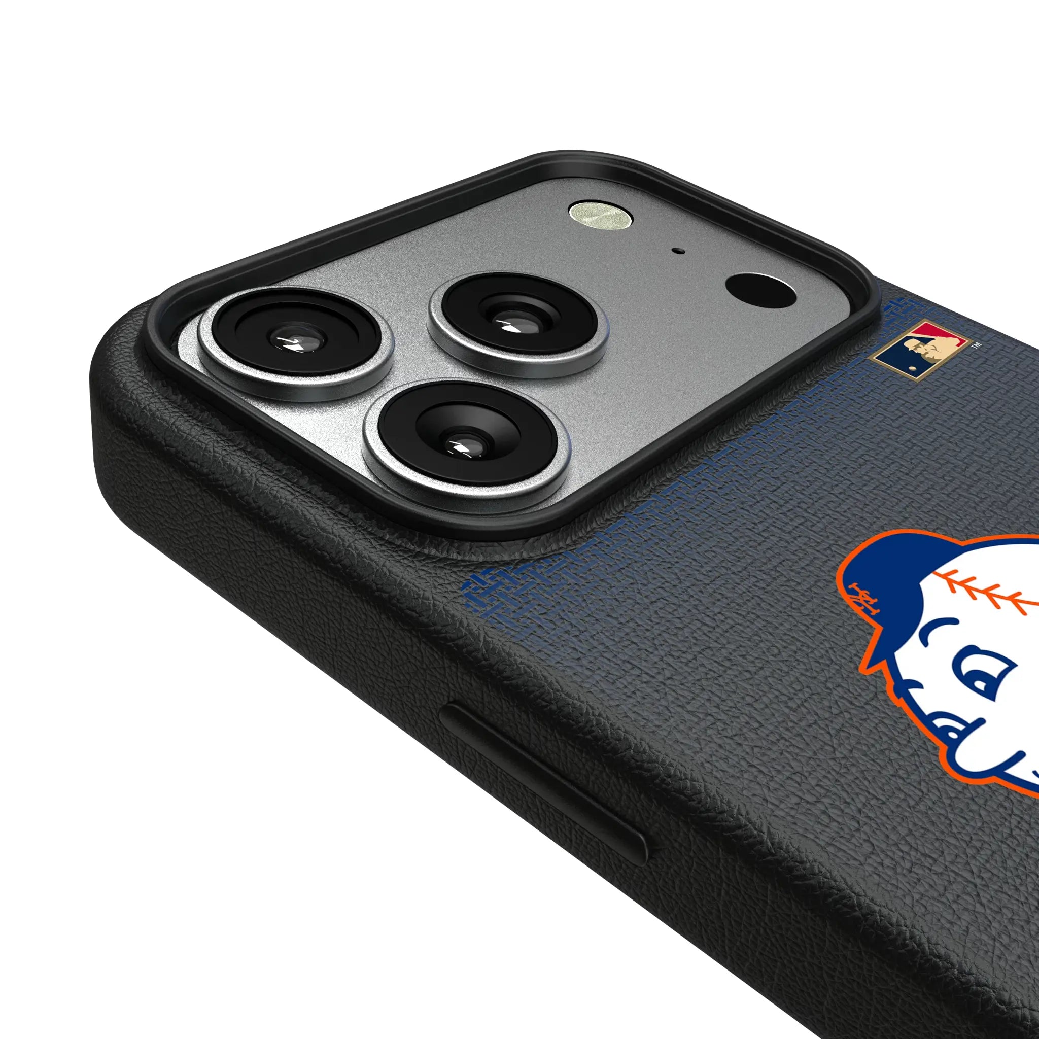 New York Mets 2014 - Cooperstown Collection Linen iPhone MagSafe Compatible Phone Case for Apple iPhone - Detail#Device_iPhone 17 Pro