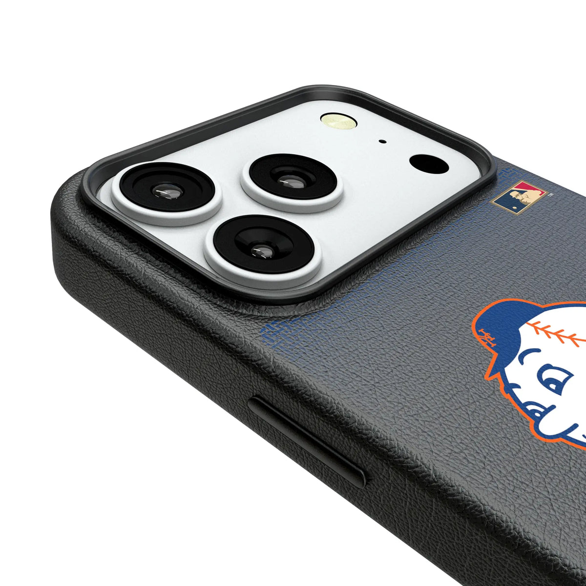New York Mets 2014 - Cooperstown Collection Linen iPhone MagSafe Compatible Phone Case for Apple iPhone - Detail#Device_iPhone 18 Pro