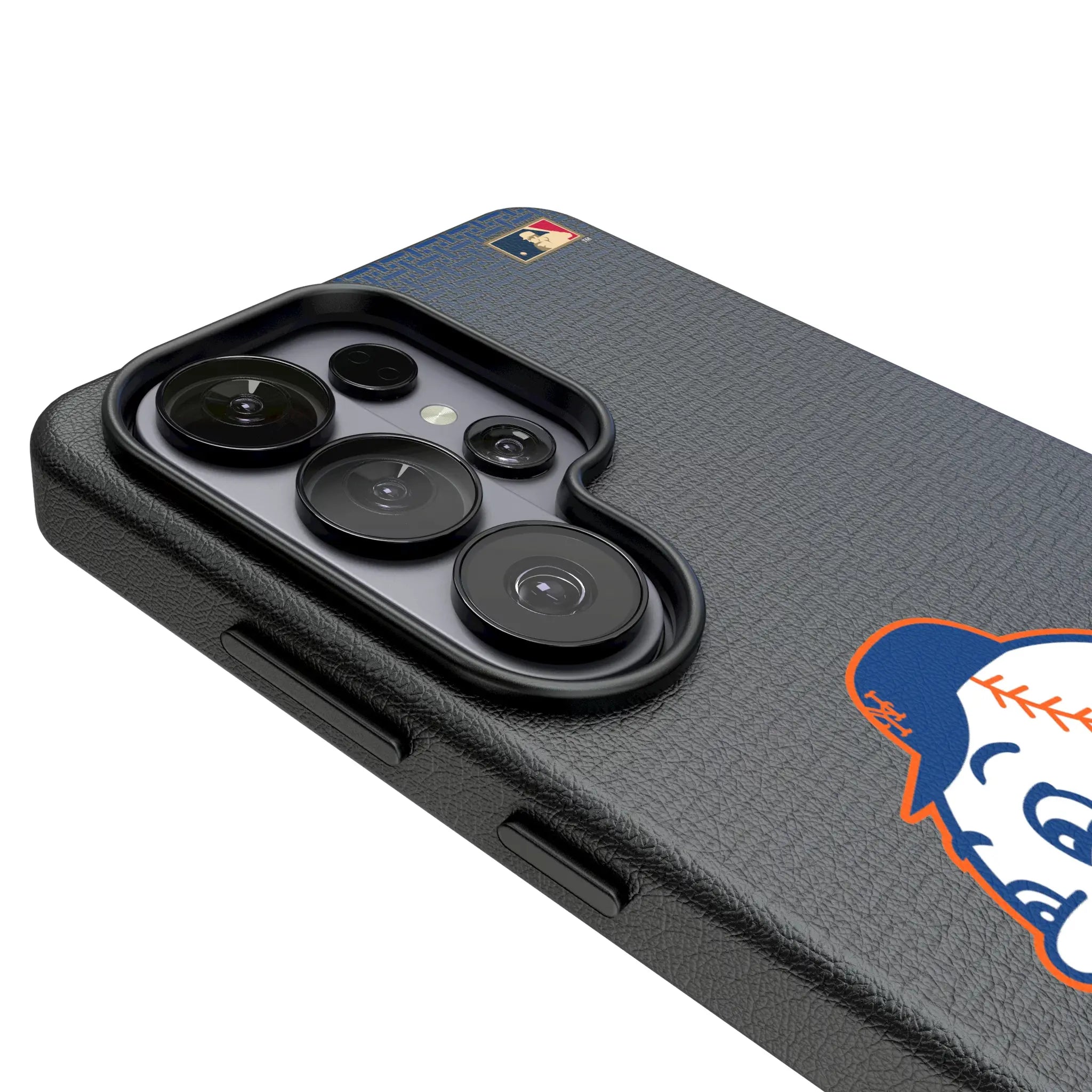 New York Mets 2014 - Cooperstown Collection Linen Galaxy MagSafe Compatible Phone Case for Samsung Galaxy - Detail#Device_Galaxy S26 Ultra