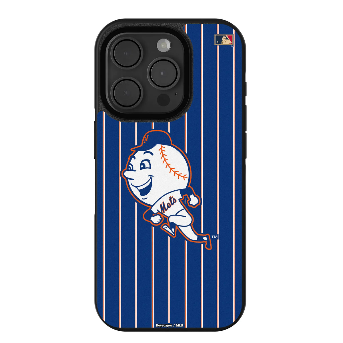 New York Mets 2014 - Cooperstown Collection Pinstripe iPhone Bump Phone Case for Apple iPhone