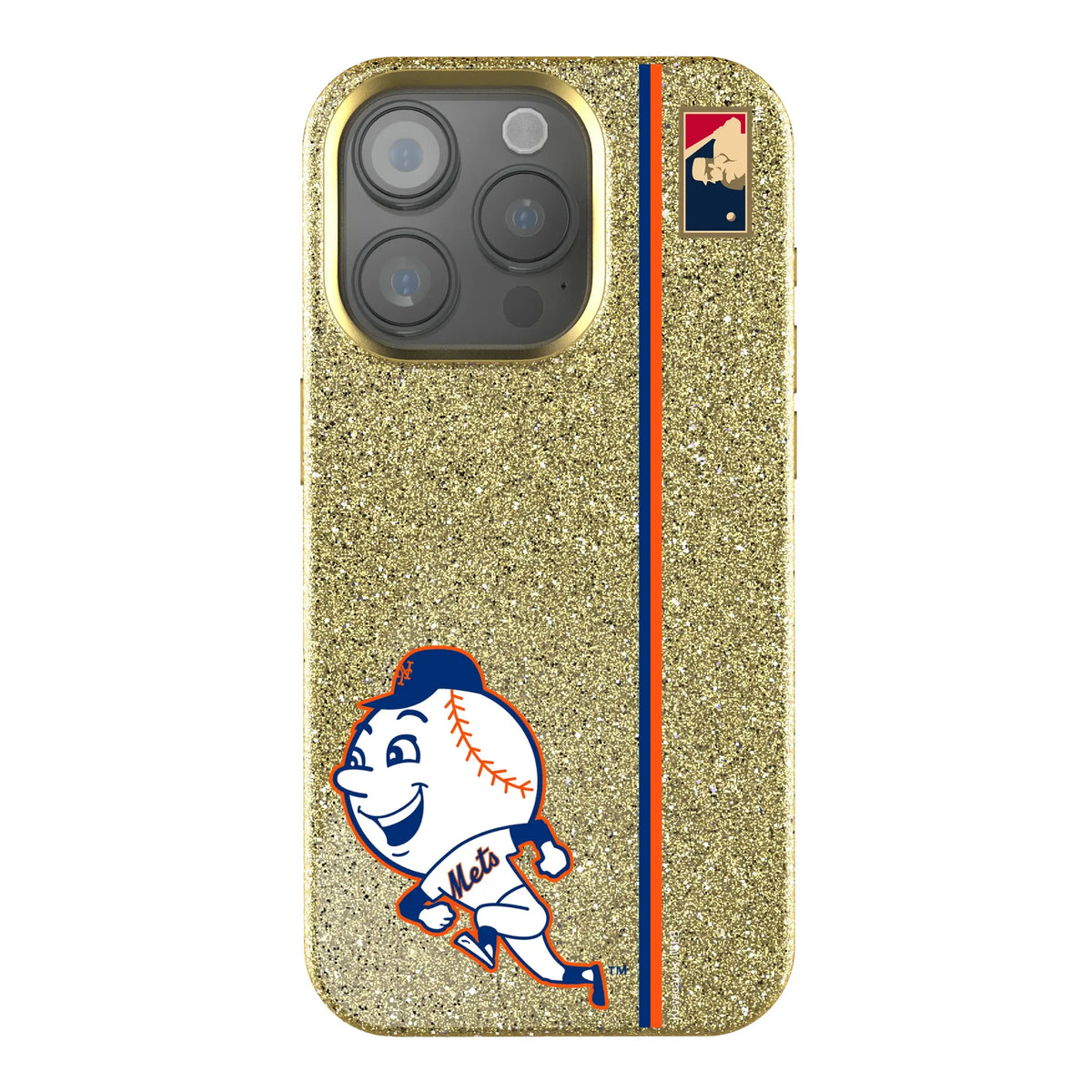 New York Mets 2014 - Cooperstown Collection Sidebar iPhone Bling Phone Case for Apple iPhone