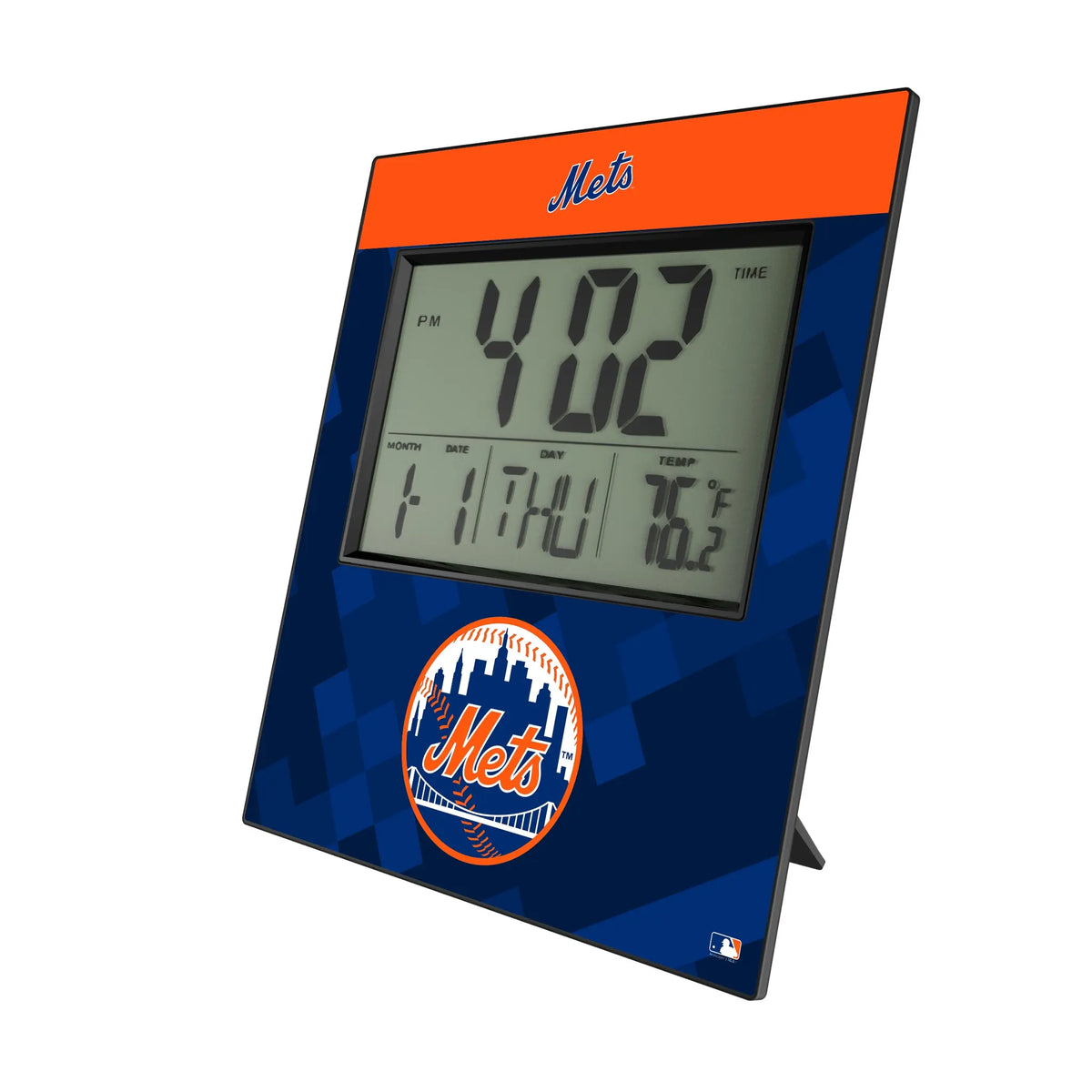New York Mets Color Block Wall Clock