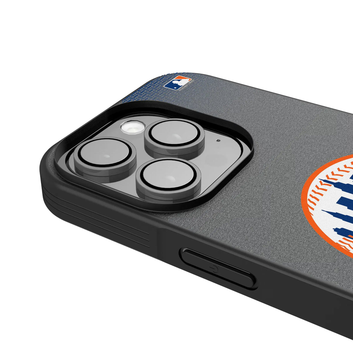 New York Mets Linen iPhone Bump Phone Case for Apple iPhone - Detail