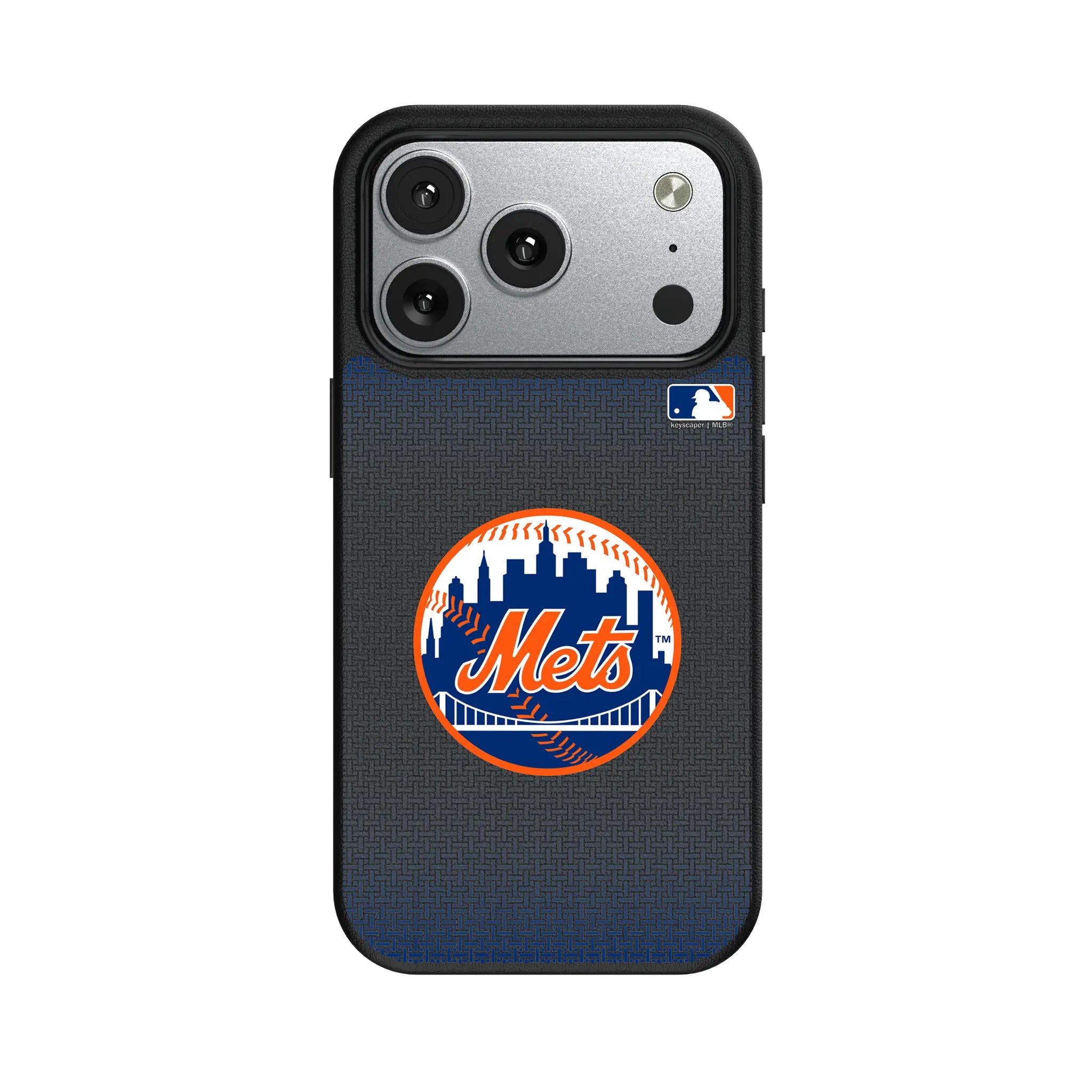 New York Mets Linen iPhone MagSafe Compatible Phone Case for Apple iPhone#Device_iPhone 17 Pro