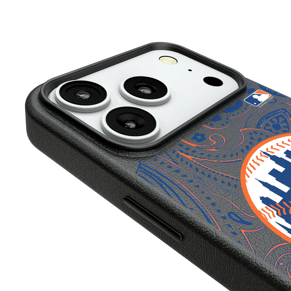 New York Mets Paisley iPhone MagSafe Compatible Phone Case for Apple iPhone - Detail#Device_iPhone 18 Pro