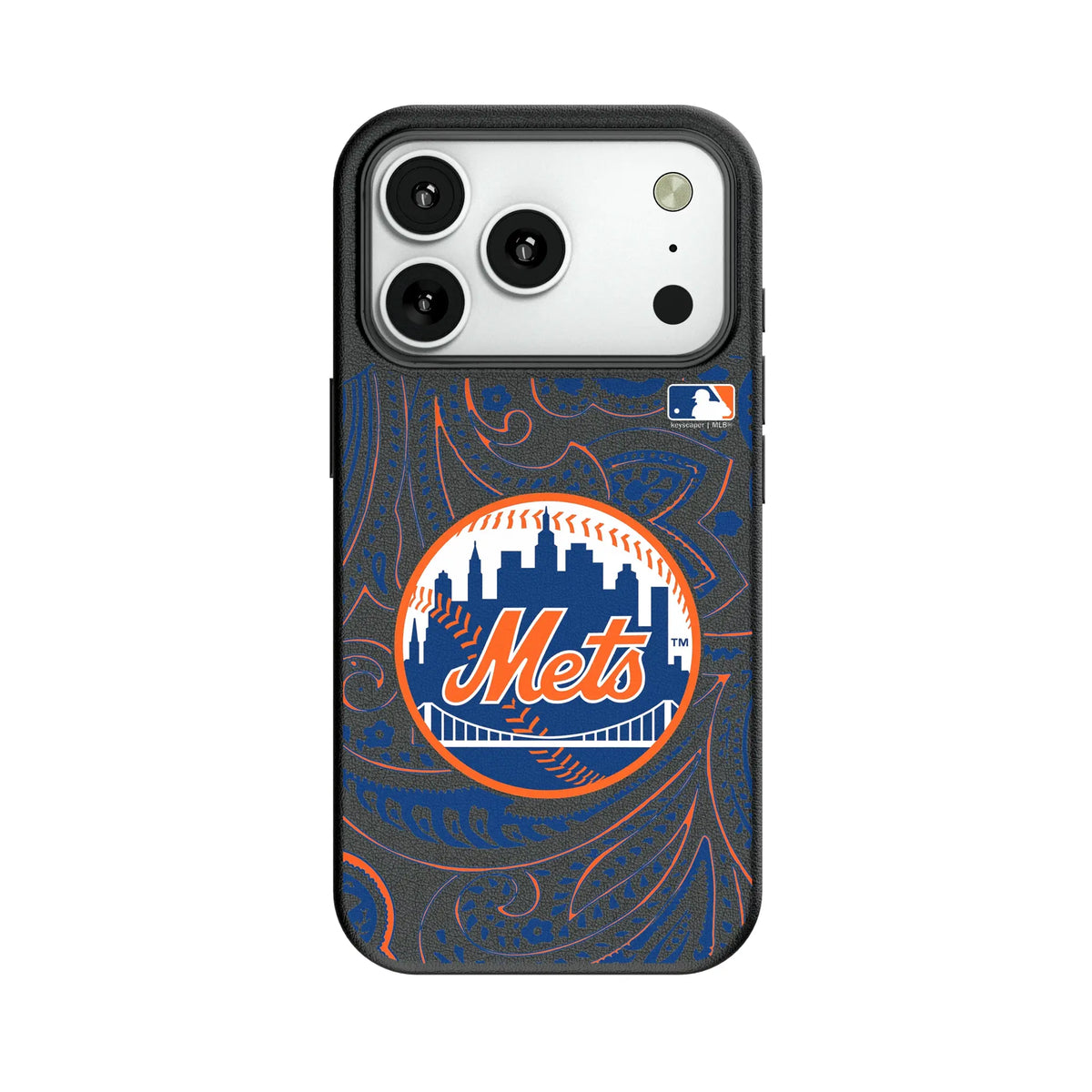New York Mets Paisley MagSafe Compatible Phone Case for Apple iPhone
