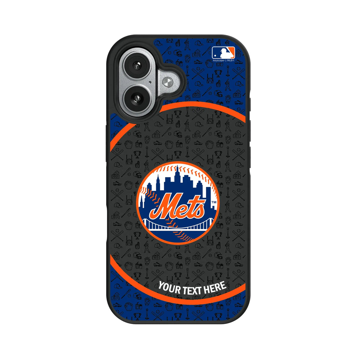 New York Mets Personalized Circle iPhone Bump Phone Case for Apple iPhone#Device_iPhone 17