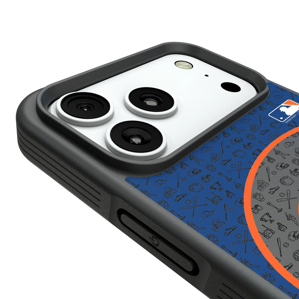 New York Mets Personalized Circle iPhone Bump Phone Case for Apple iPhone - Detail#Device_iPhone 18 Pro Max