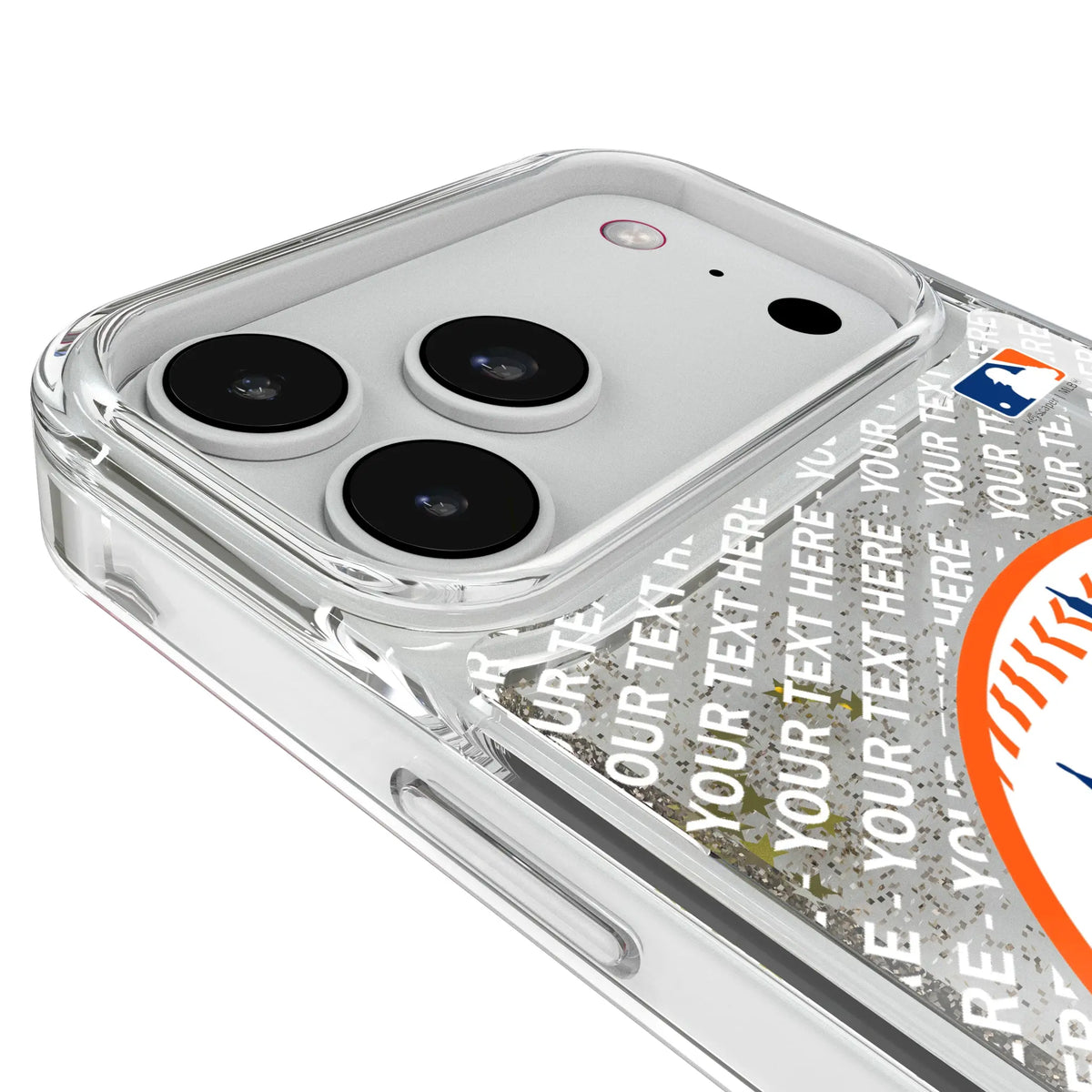 New York Mets Personalized EndZone Plus iPhone Glitter Phone Case for Apple iPhone - Detail#Device_iPhone 18 Pro Max
