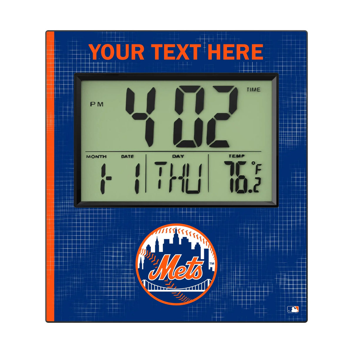 New York Mets Personalized Hatch Wall Clock