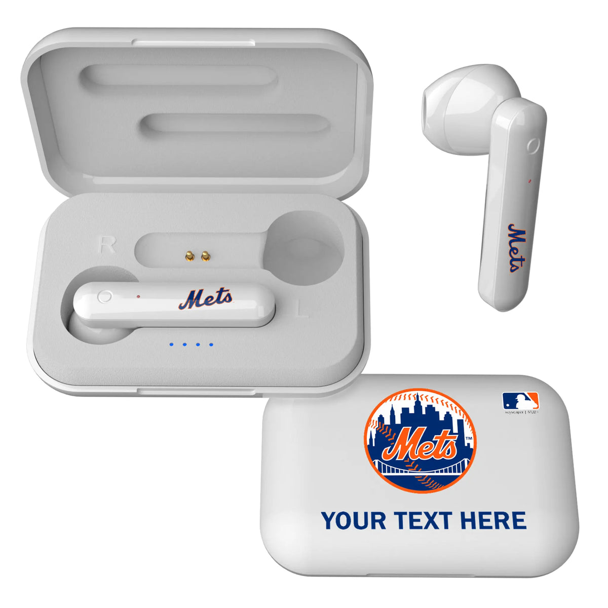 New York Mets Personalized Insignia Wireless TWS Earbuds