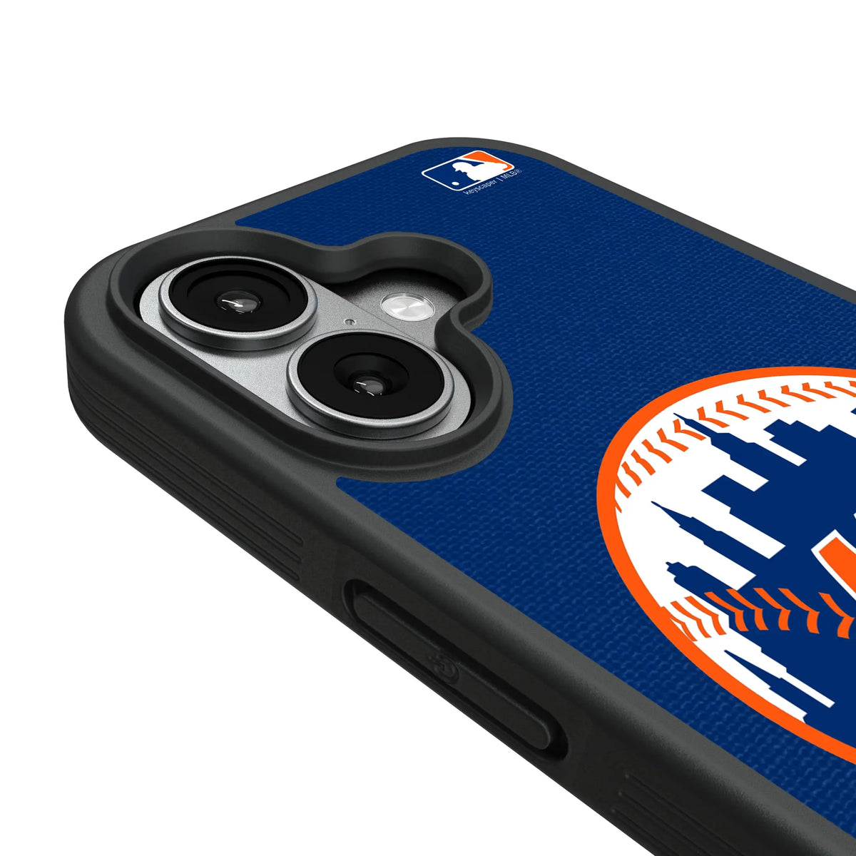 New York Mets Personalized Stripe iPhone Bump Phone Case for Apple iPhone - Detail#Device_iPhone 17