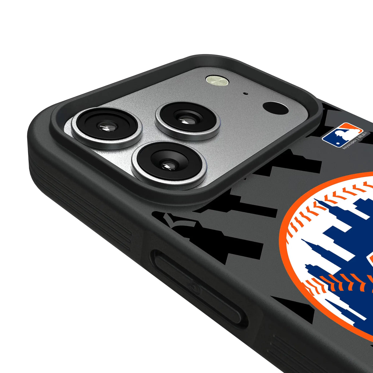 New York Mets Personalized Tilt iPhone Bump Phone Case for Apple iPhone - Detail#Device_iPhone 17 Pro